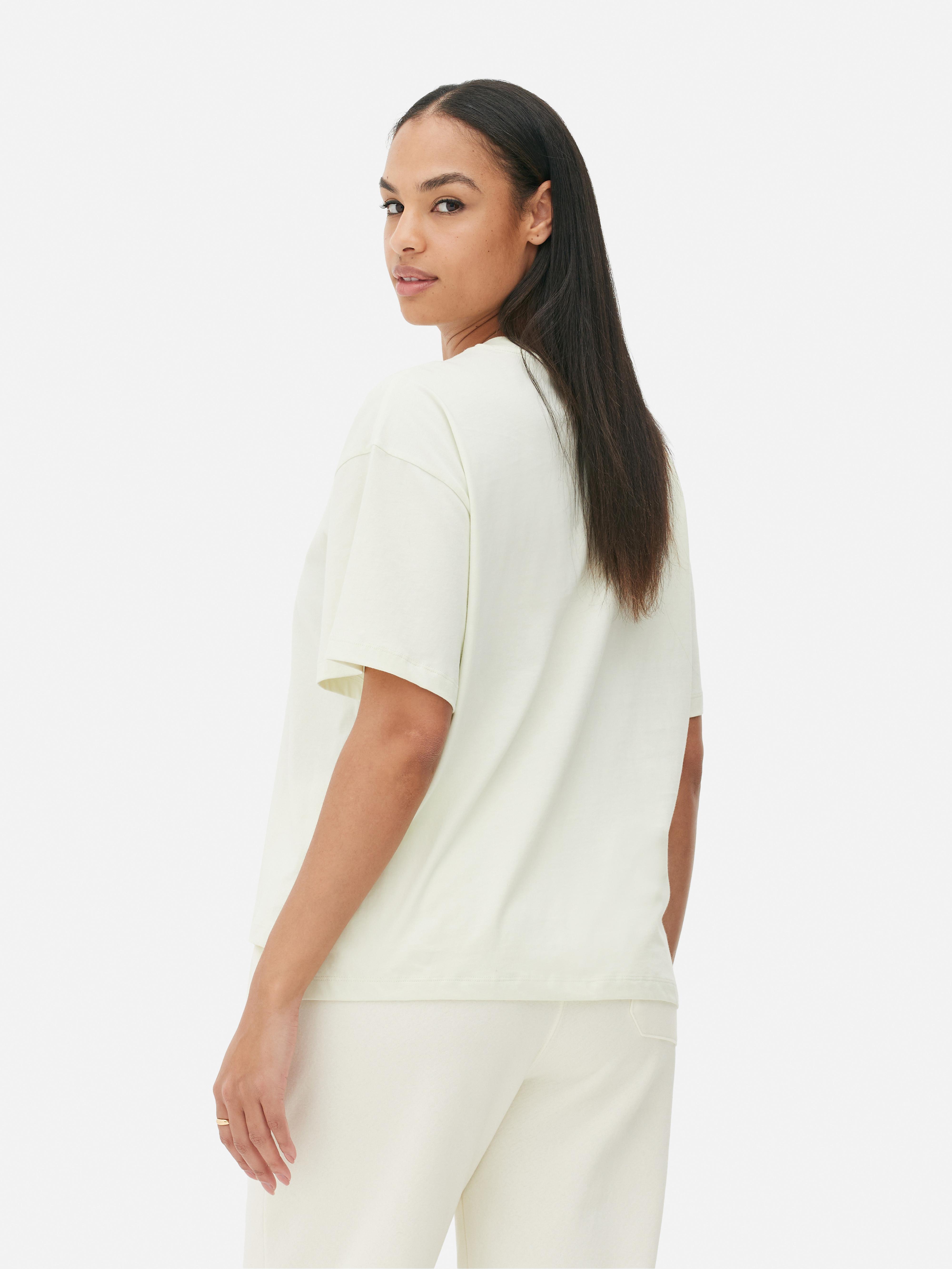 Women's Lime Printed Oversized T-Shirt | Primark