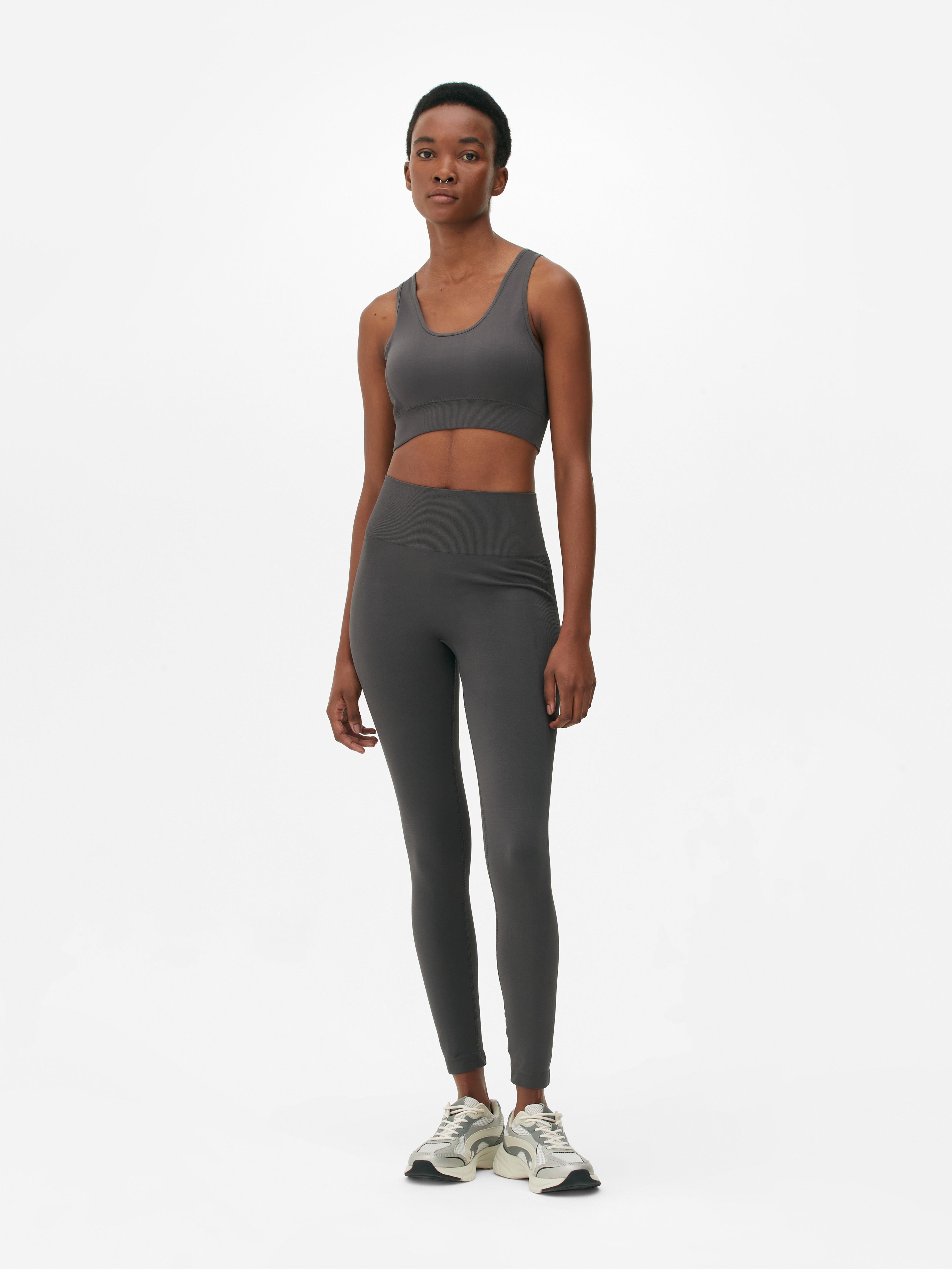 Gray Seamfree Sports Bra