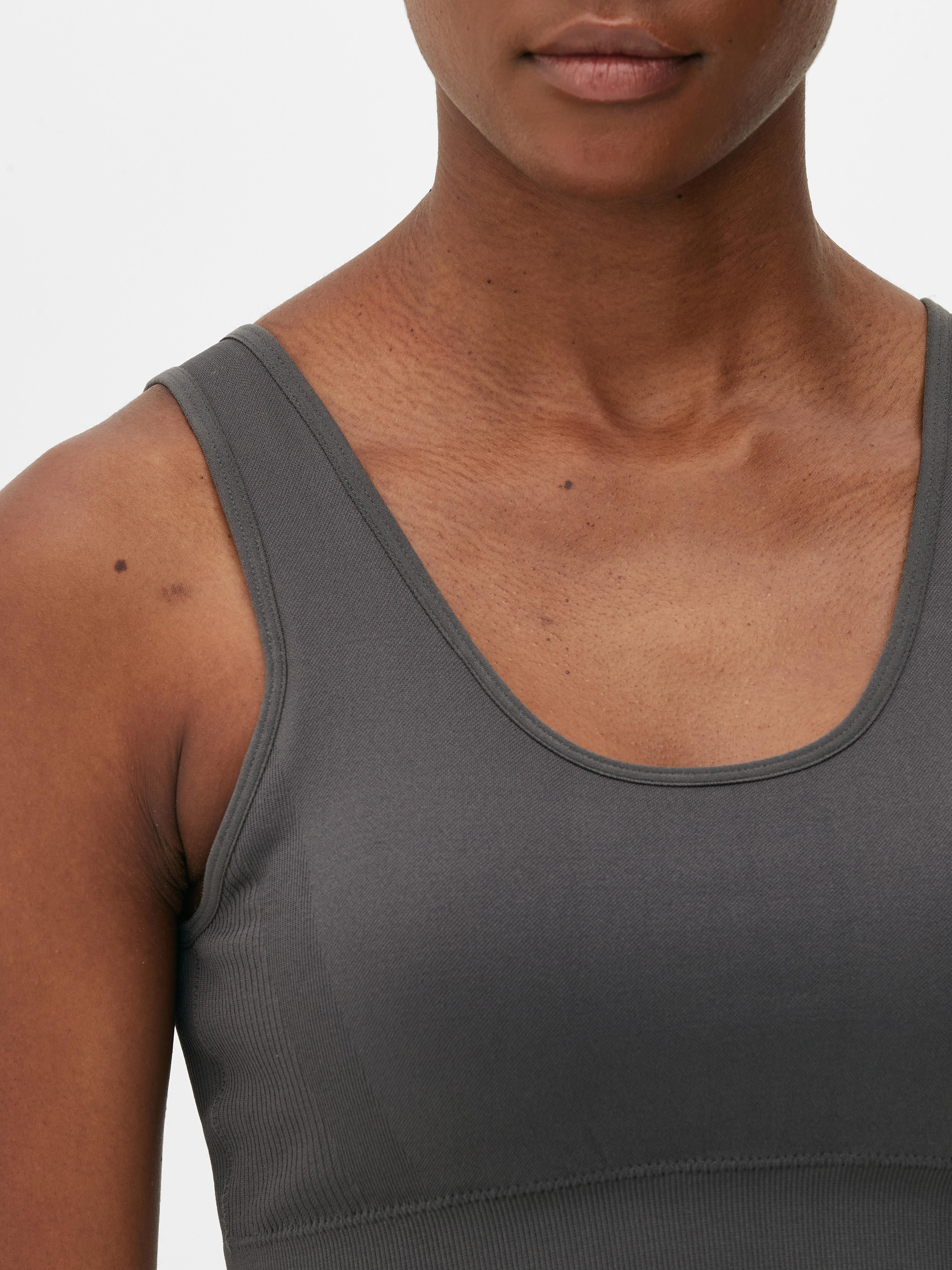 Gray Seamfree Sports Bra