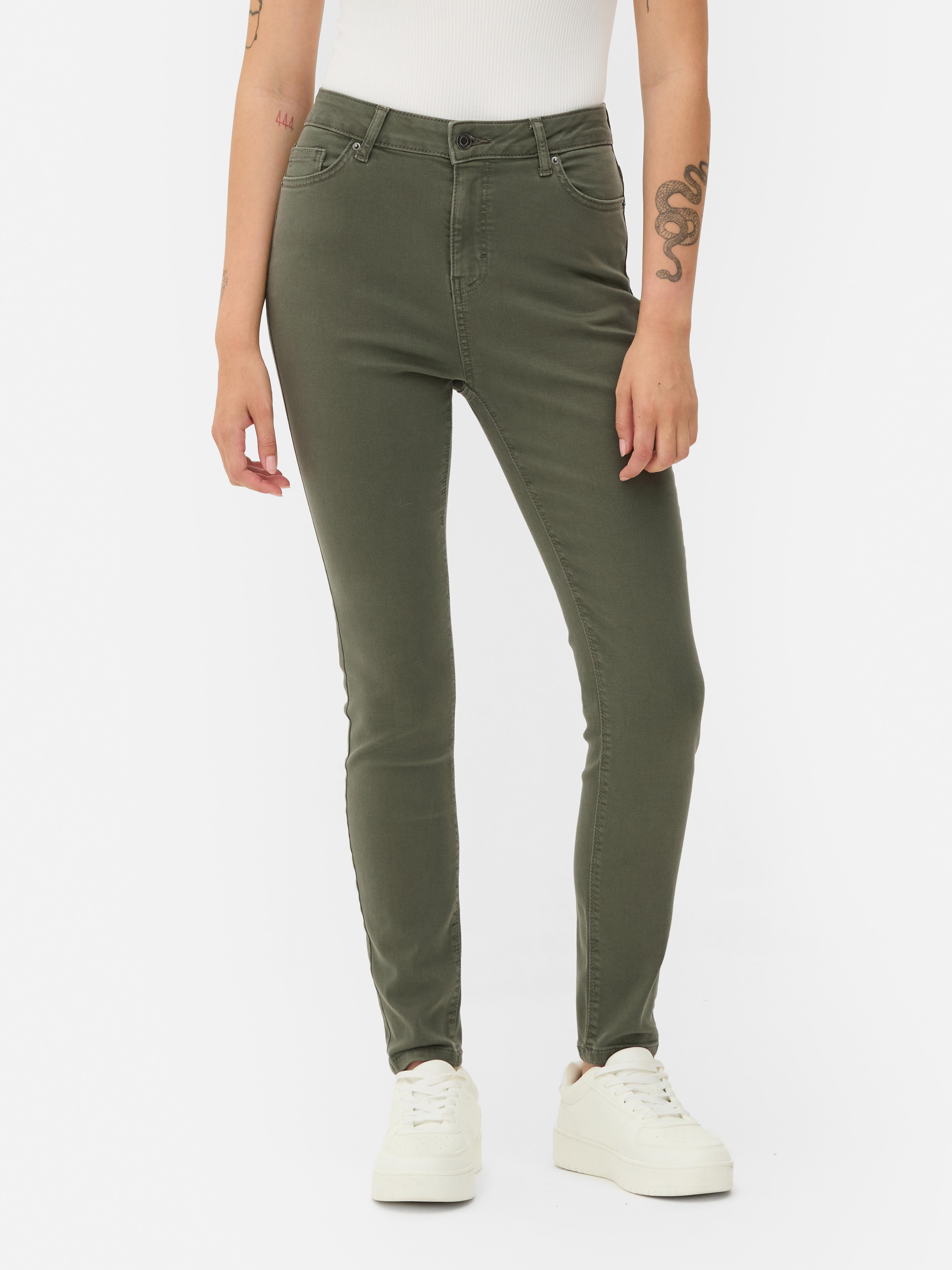 High-Waisted Skinny Jeans