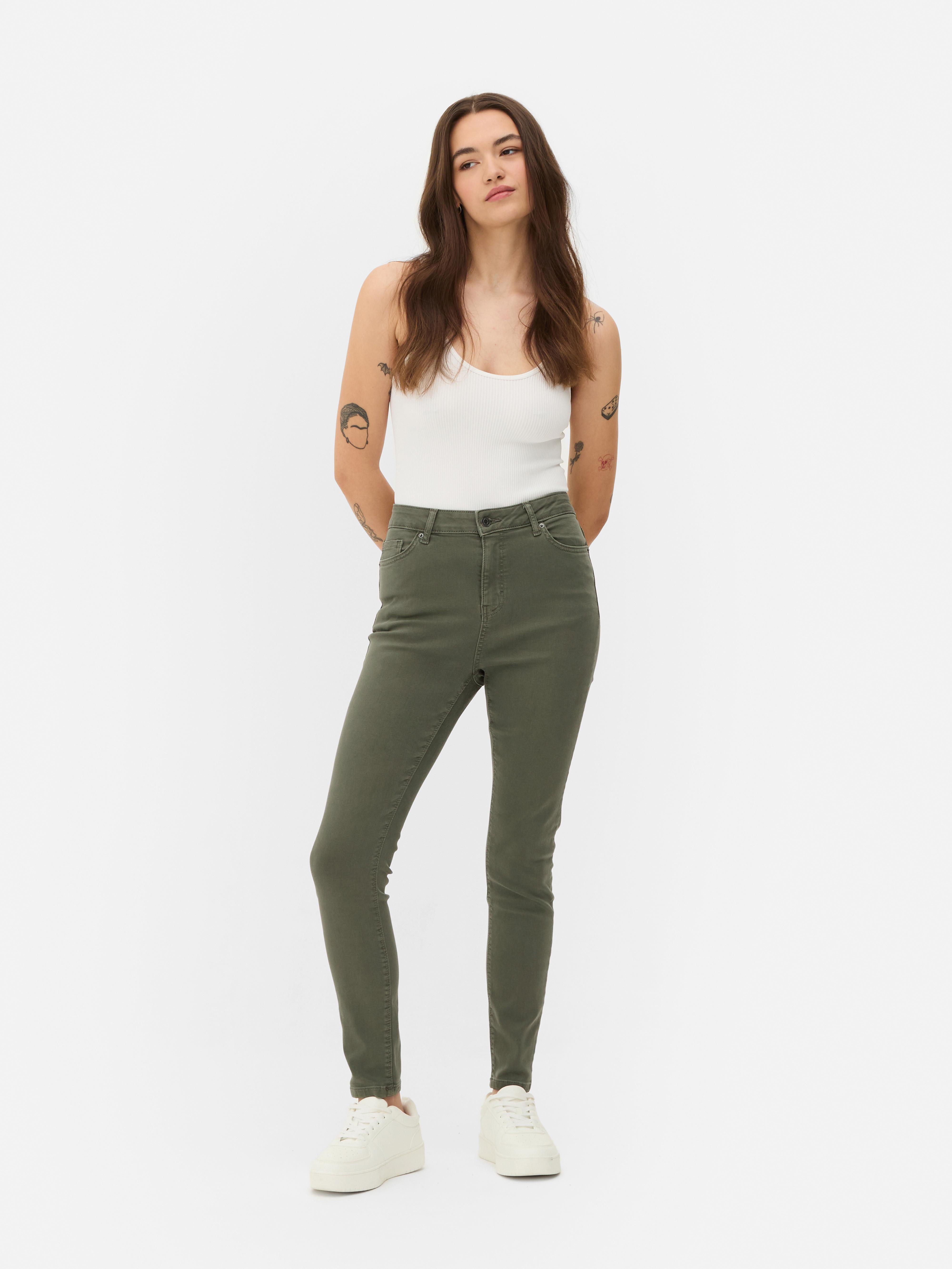 High-Waisted Skinny Jeans