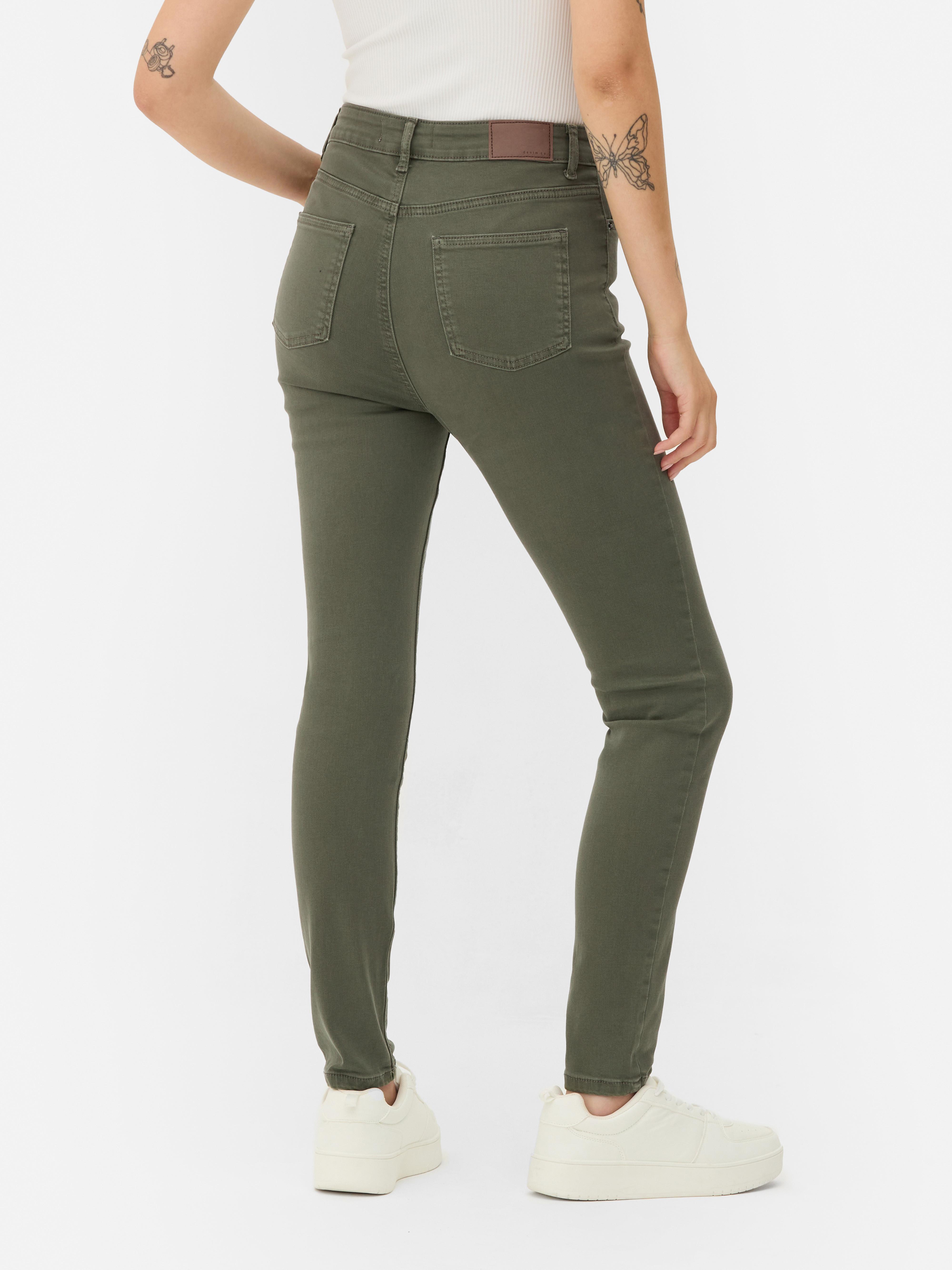 High-Waisted Skinny Jeans