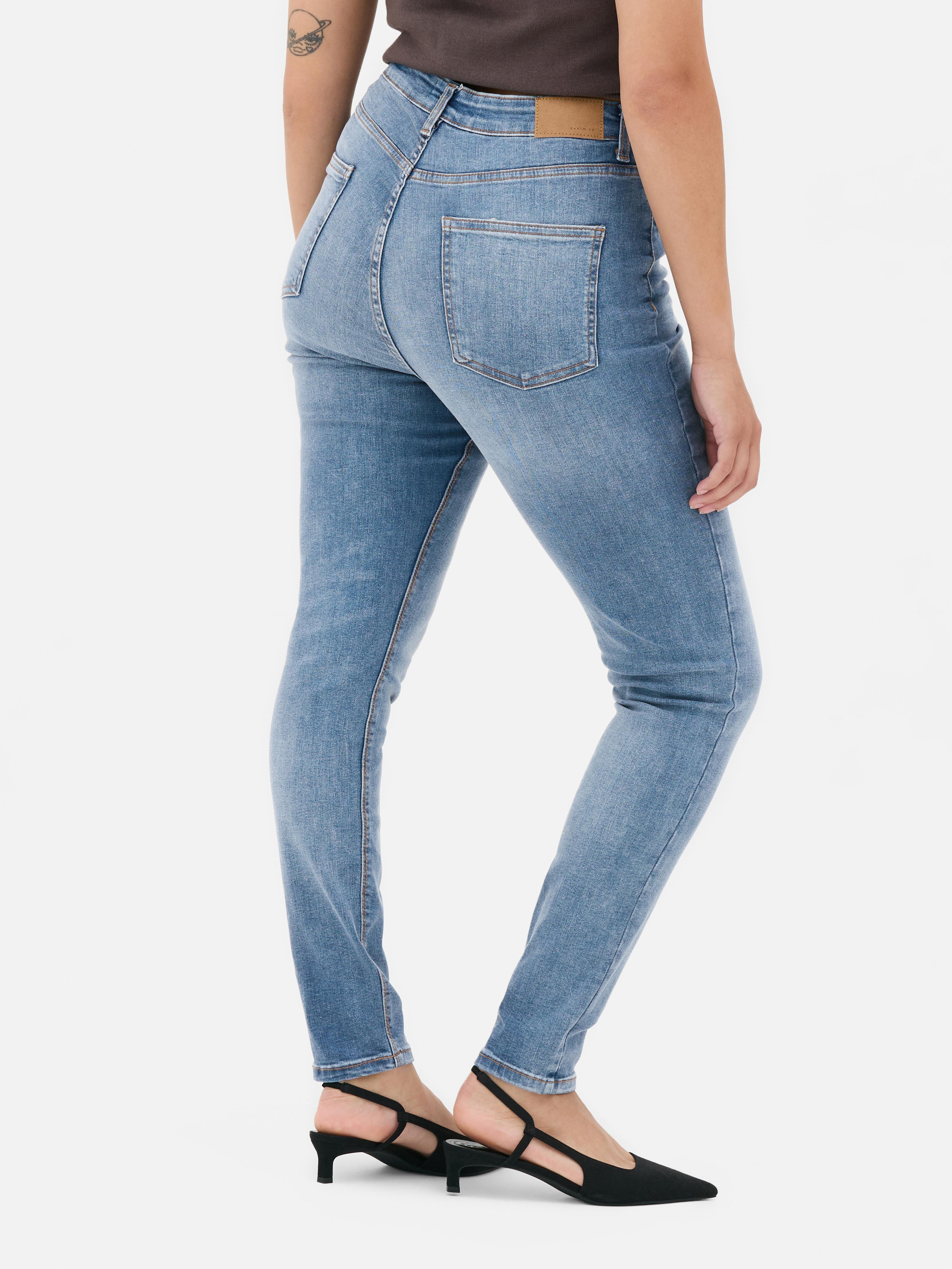 Jeans skinny a vita alta