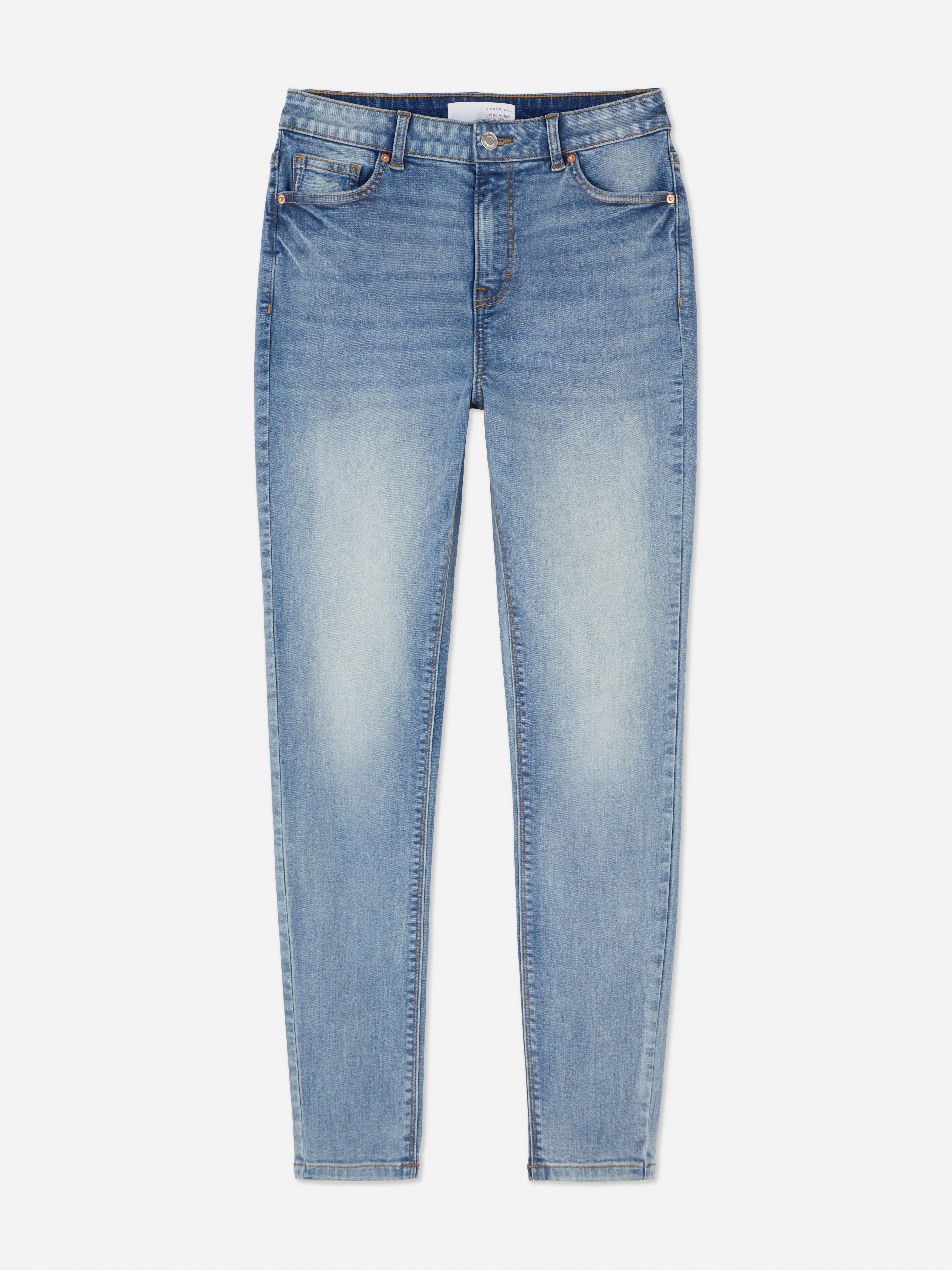 Jeans skinny a vita alta