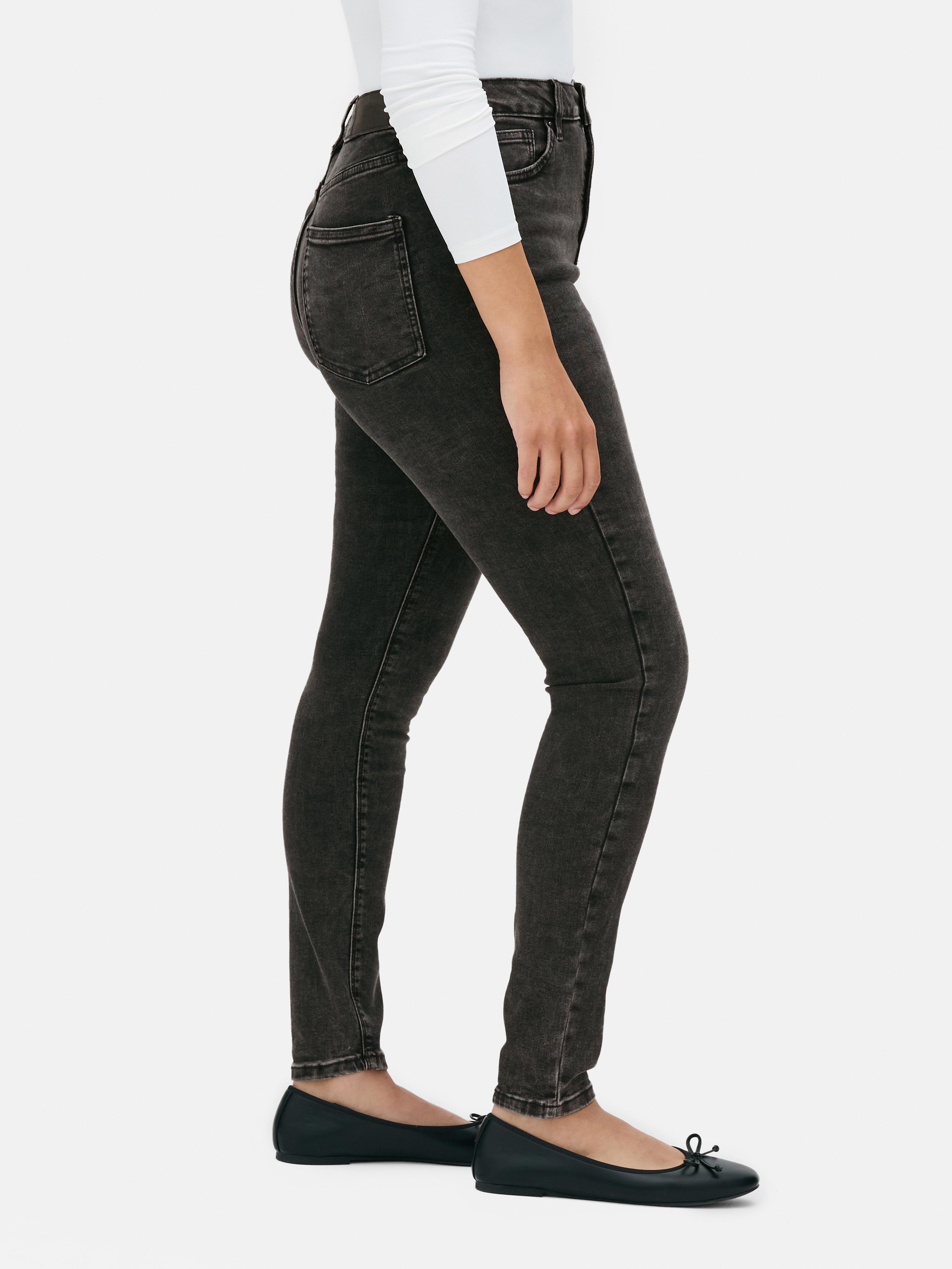 Jeans skinny a vita alta