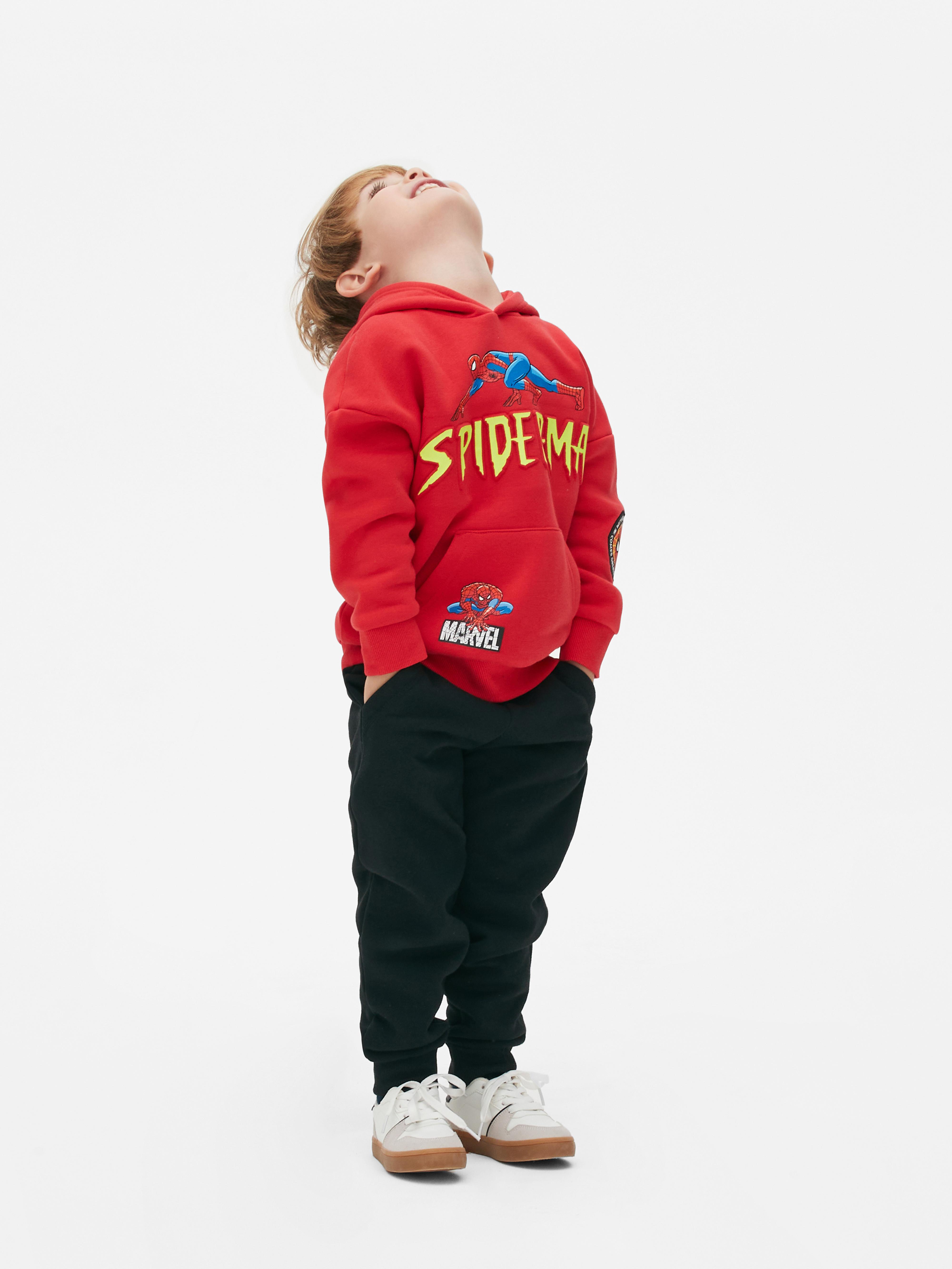  Marvel Sudadera con capucha Spiderman con cremallera para niño,  Rojo - : Ropa, Zapatos y Joyería