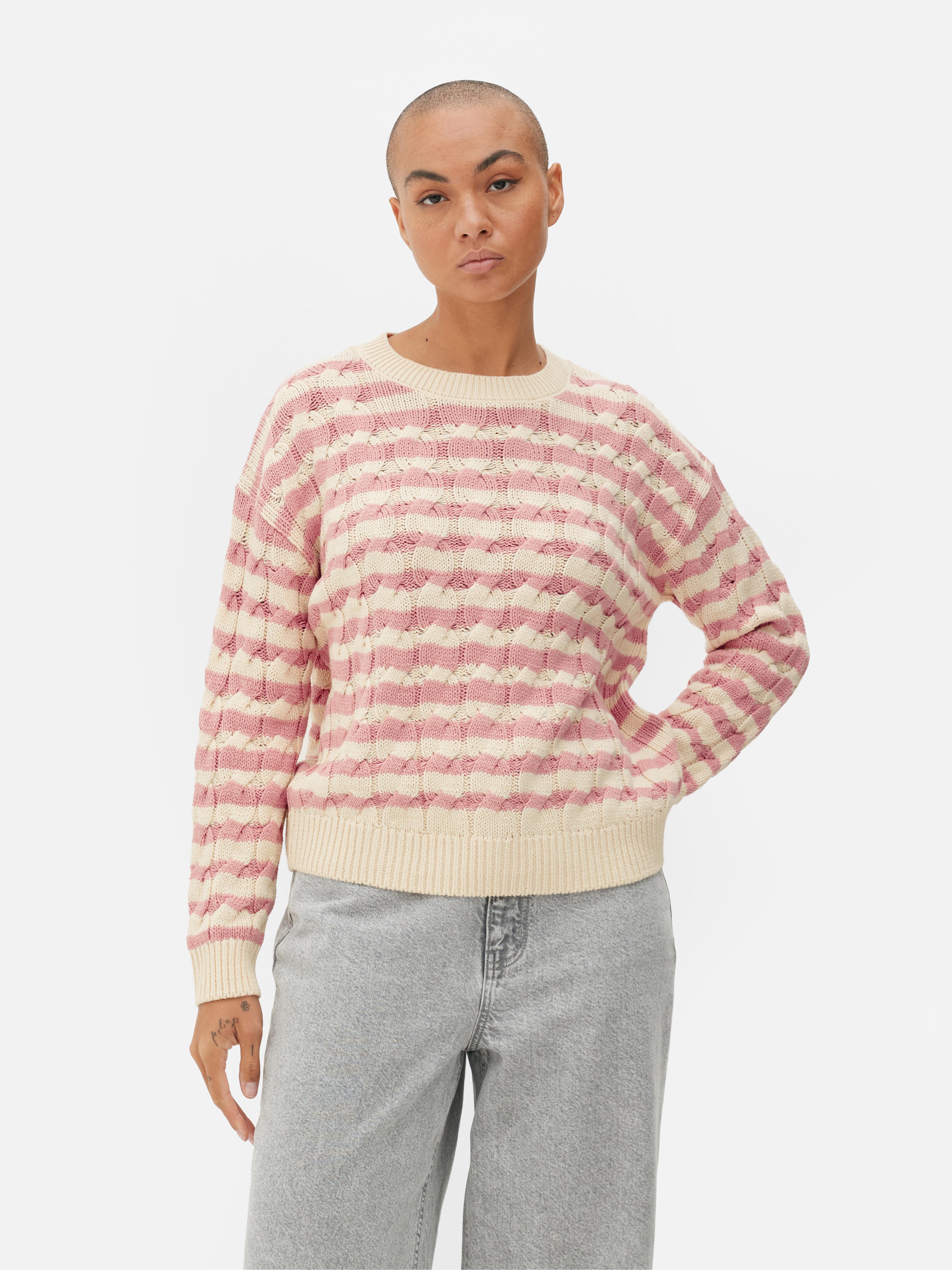 Primark cable knit top jumper