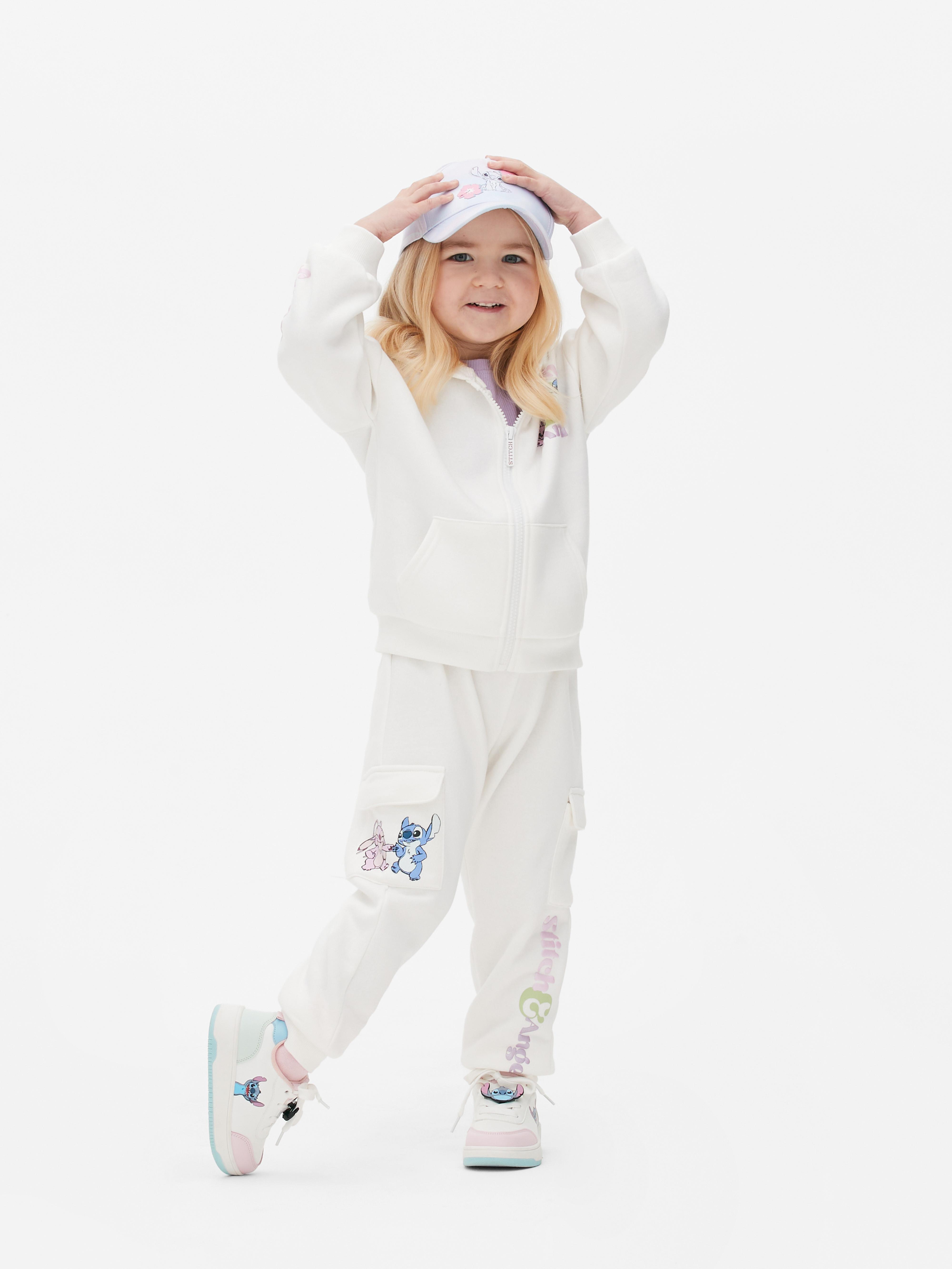 Girls Ecru Disney’s Lilo & Stitch Co-ord Cargo Joggers | Primark