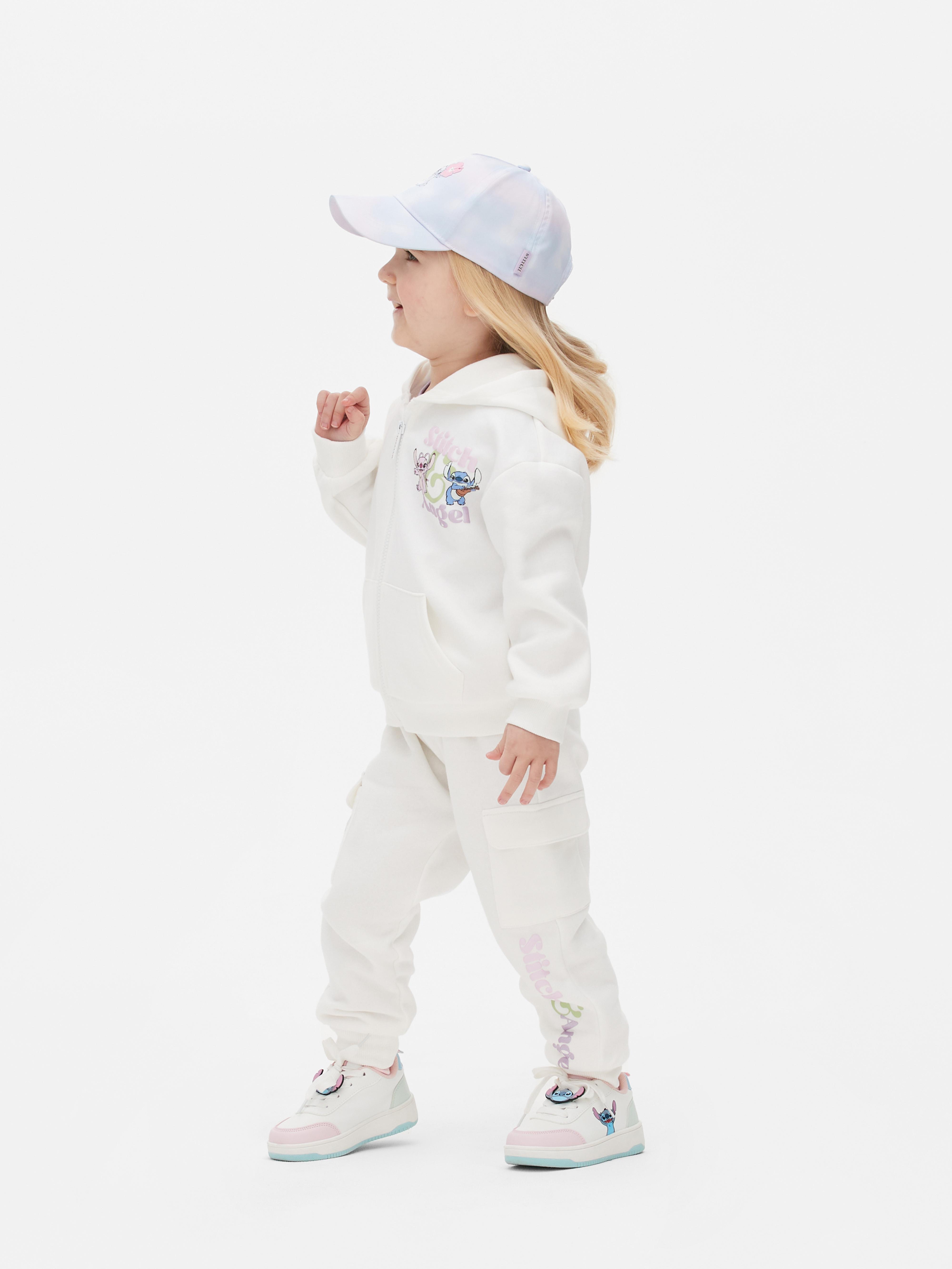 Girls Grey Marl Disney's Lilo & Stitch Bouclé Hoodie