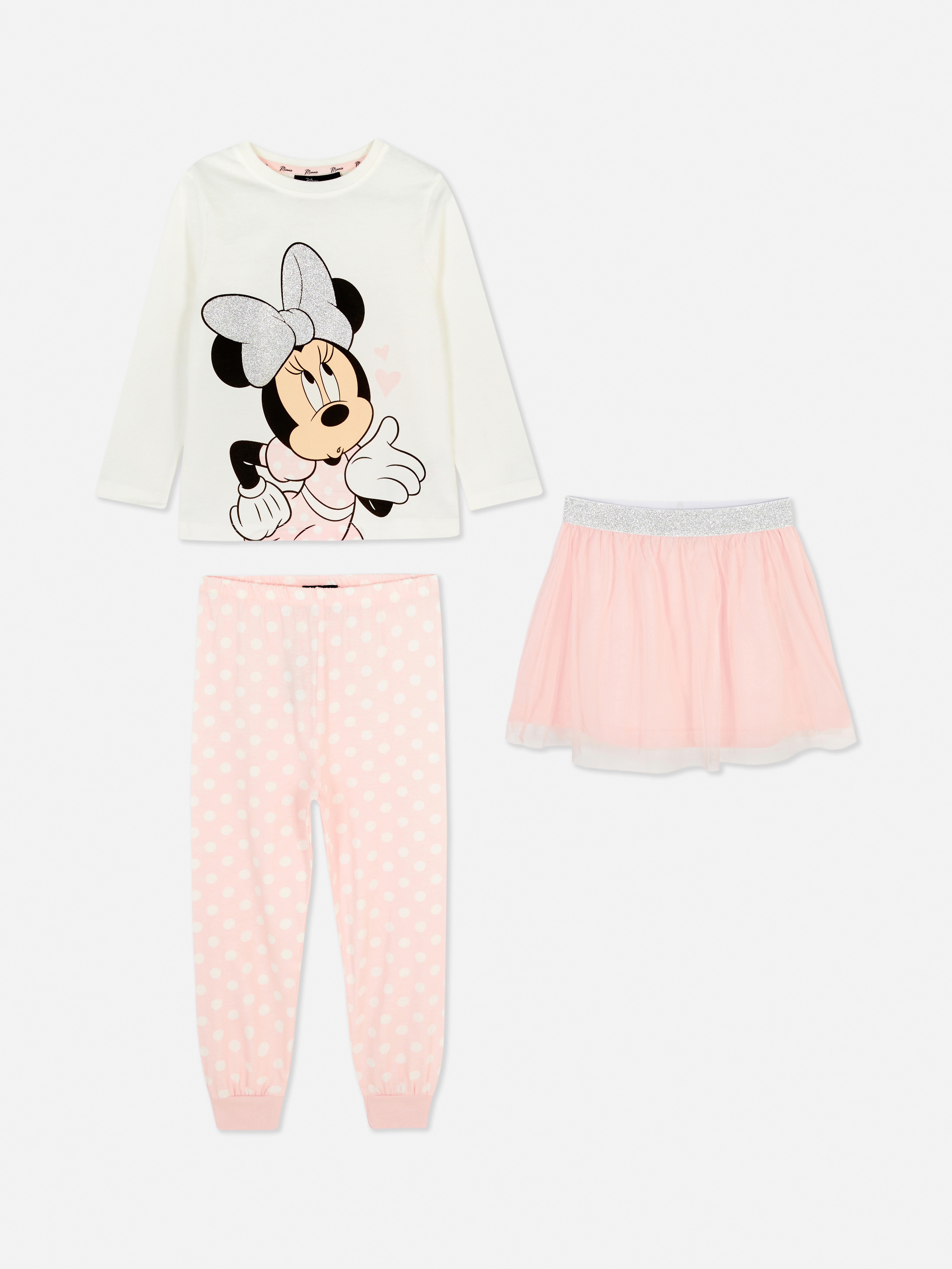 Disney’s Minnie Mouse Three-Piece Sleepwear Set