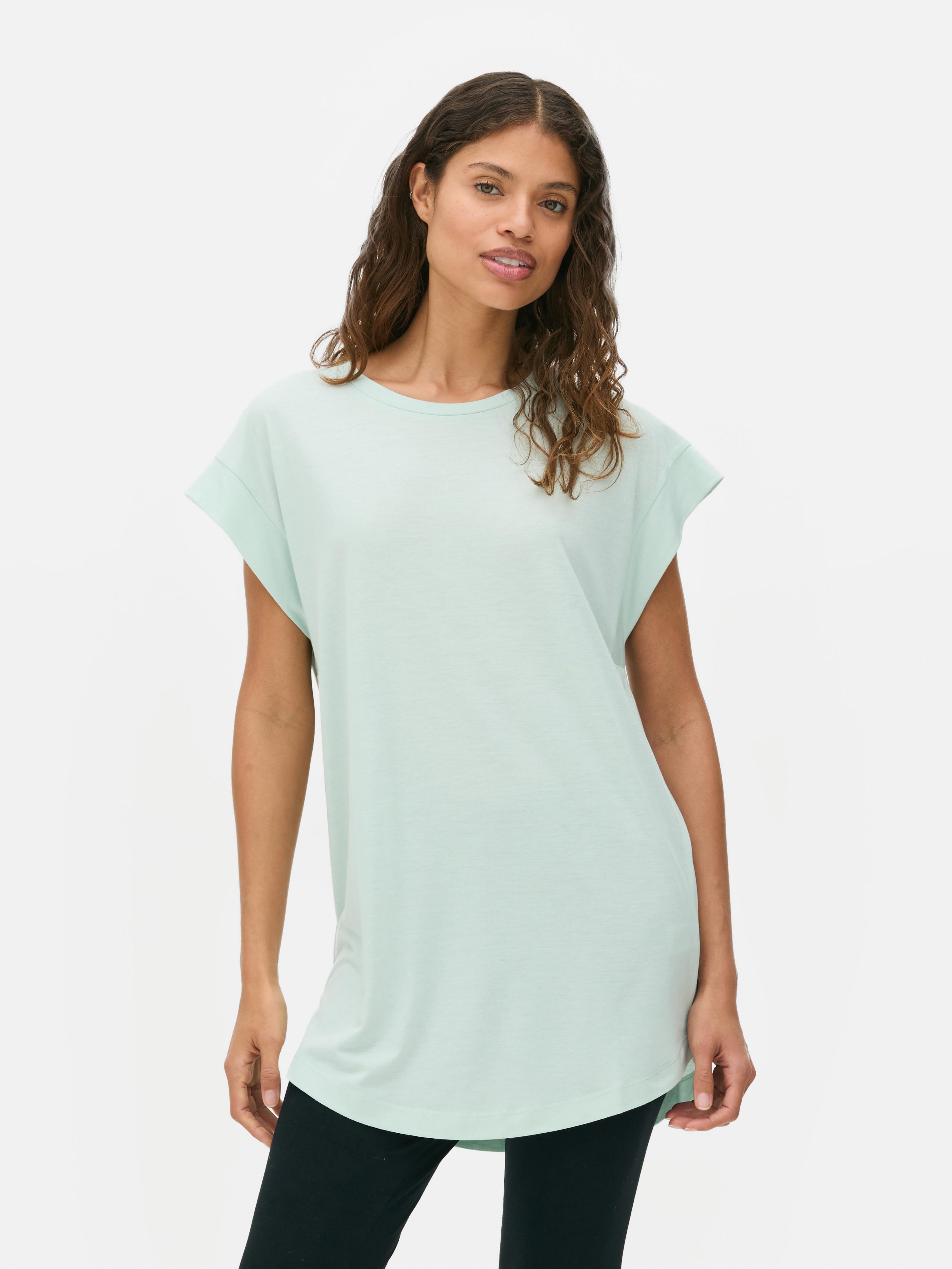 Camiseta larga básica