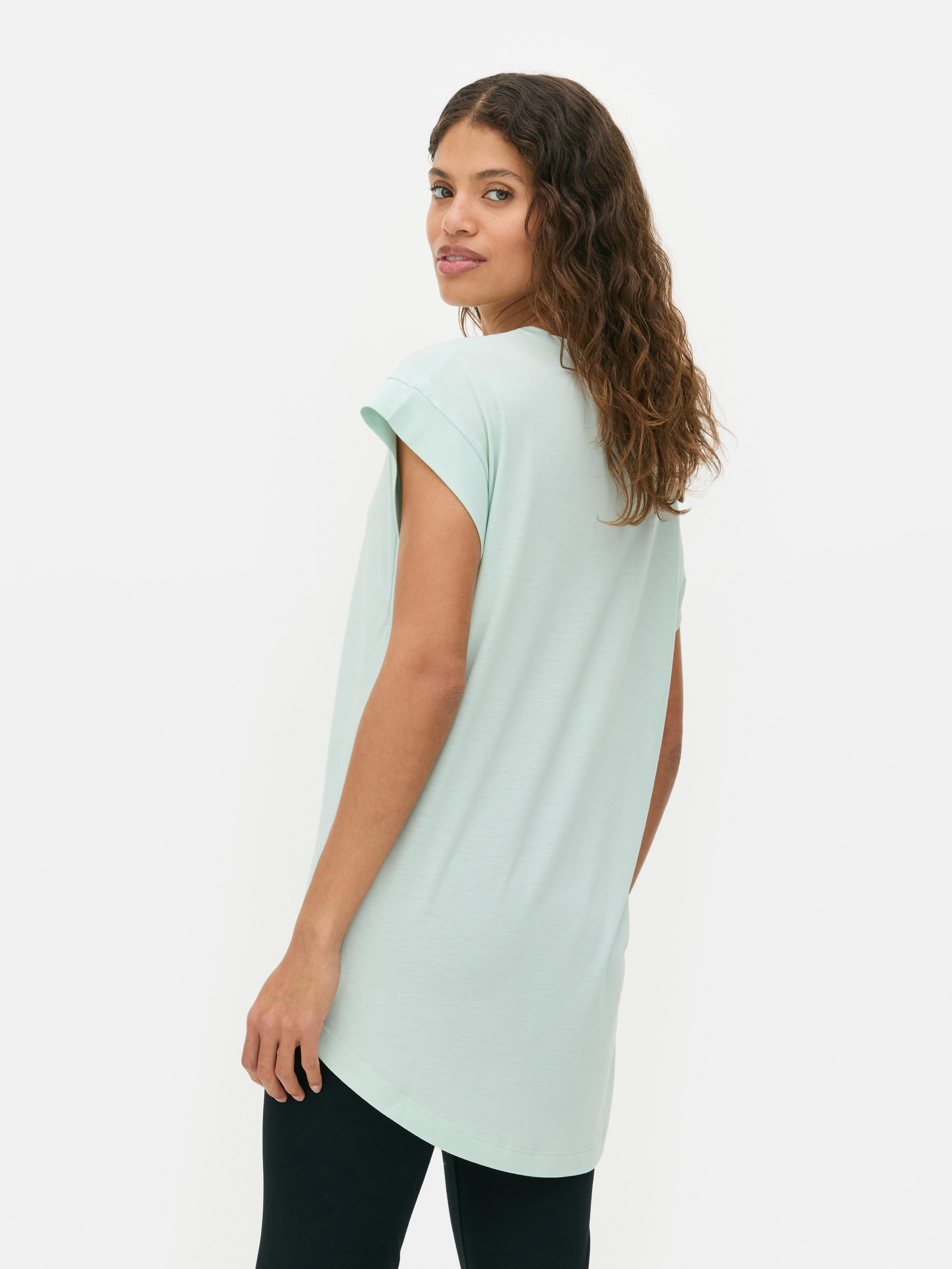 Camiseta larga básica