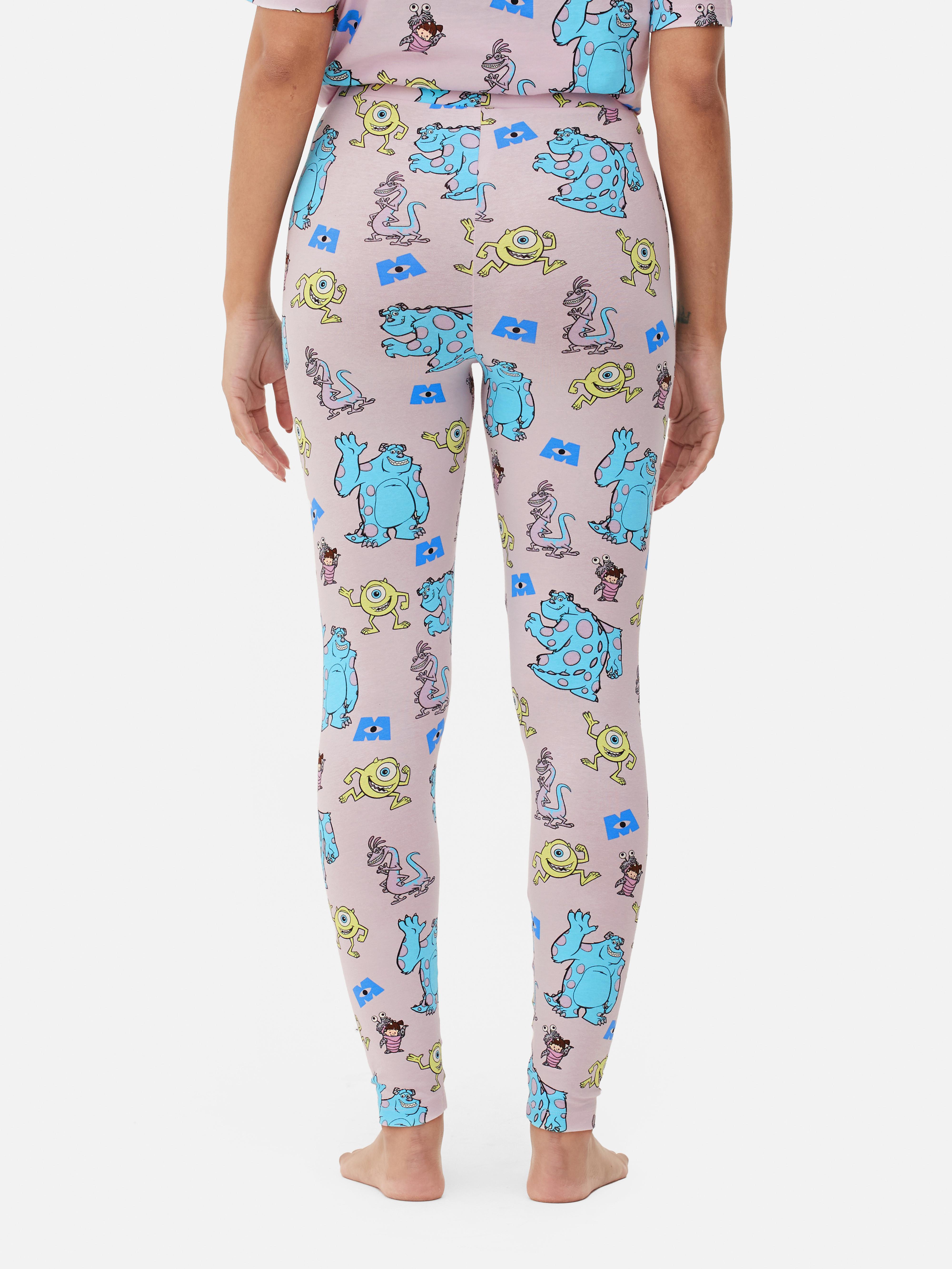 Womens Lilac Disney's Monsters Inc. Pyjama Leggings
