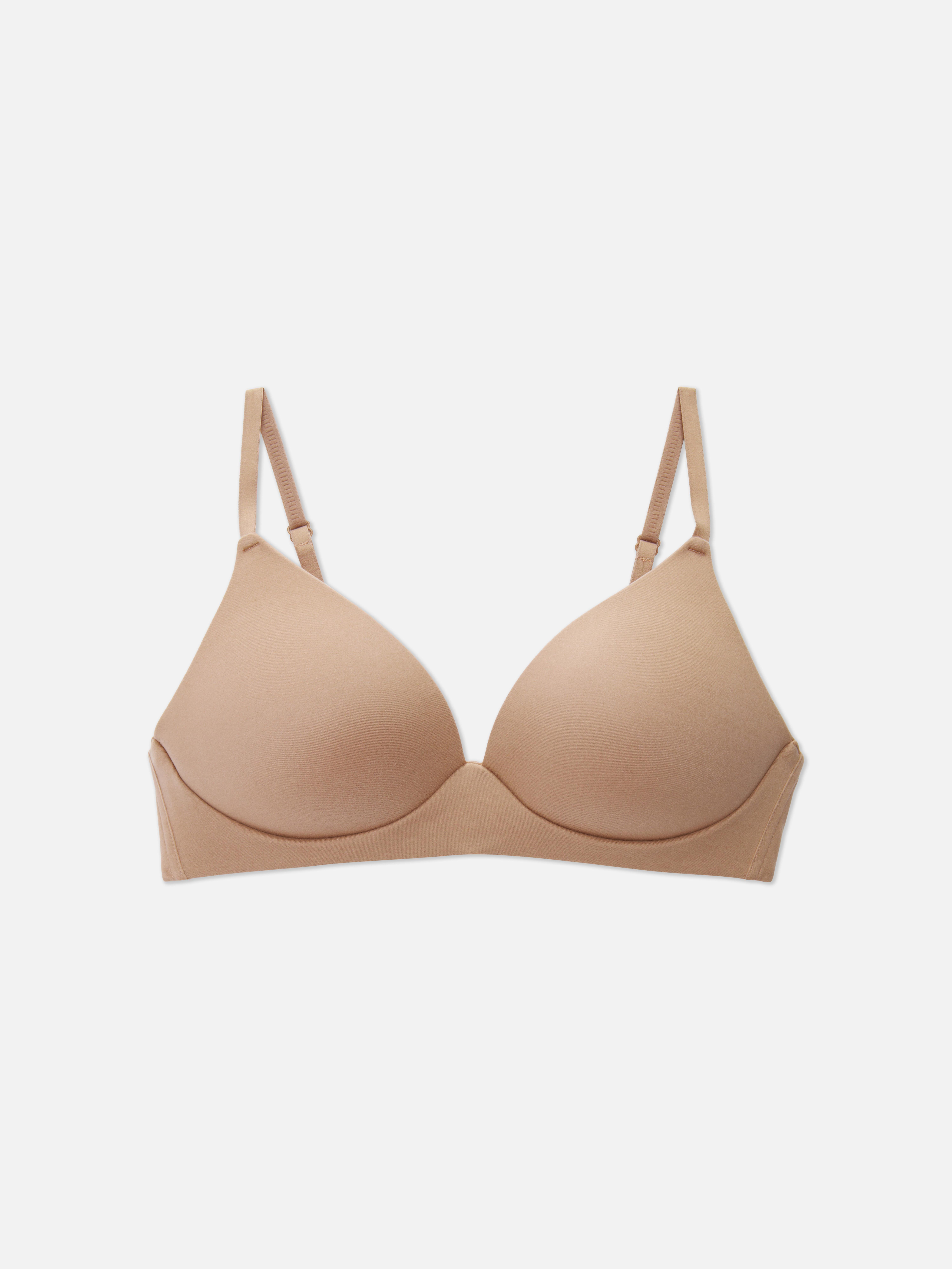 Primark Online Shop Women's T-Shirt Bra with Padded Push Up Bralette Bra  Without Underwire Seamless Comfortable Soft Bra