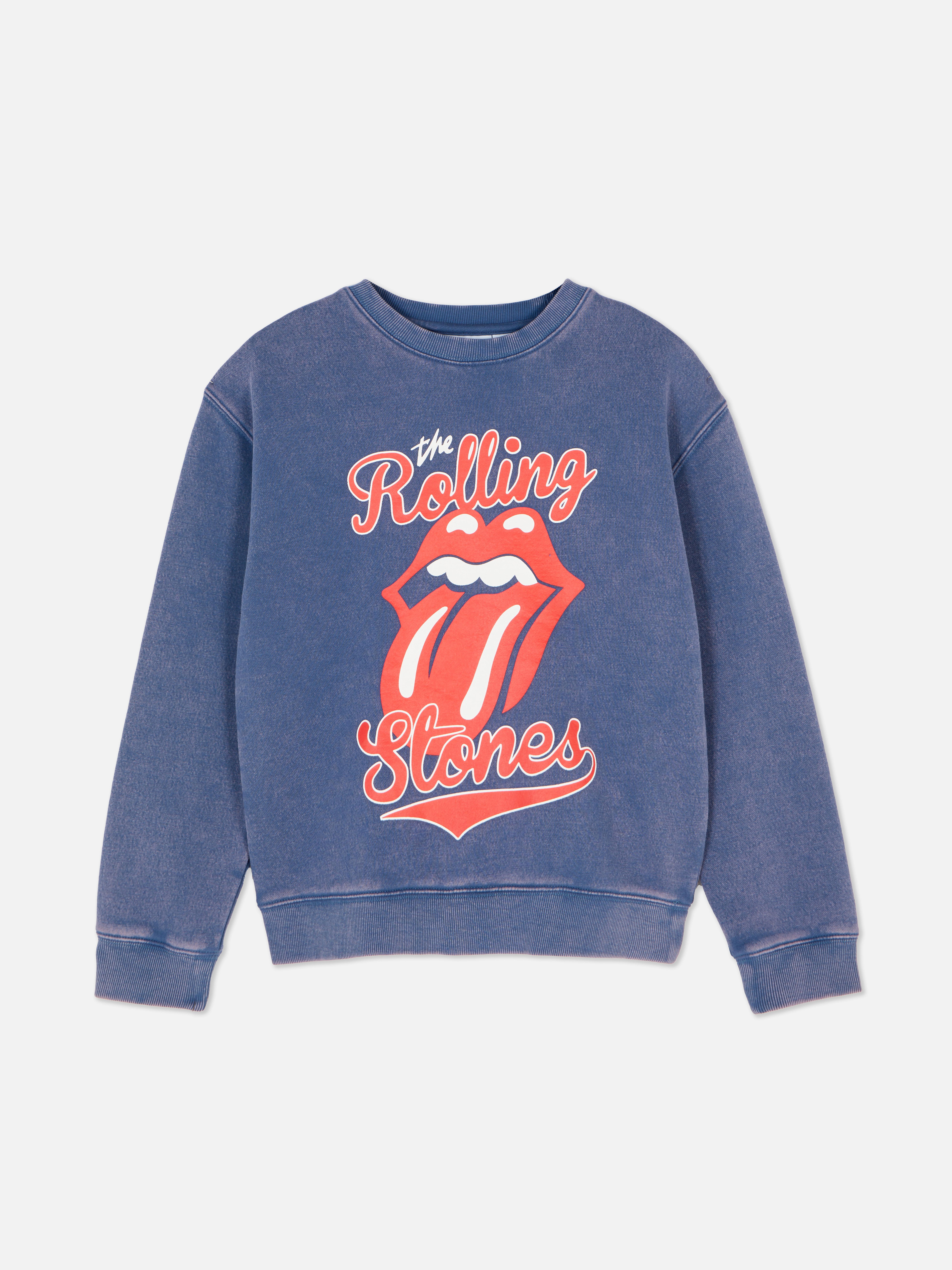 „The Rolling Stones“ Sweatshirt mit Rundhalsausschnitt