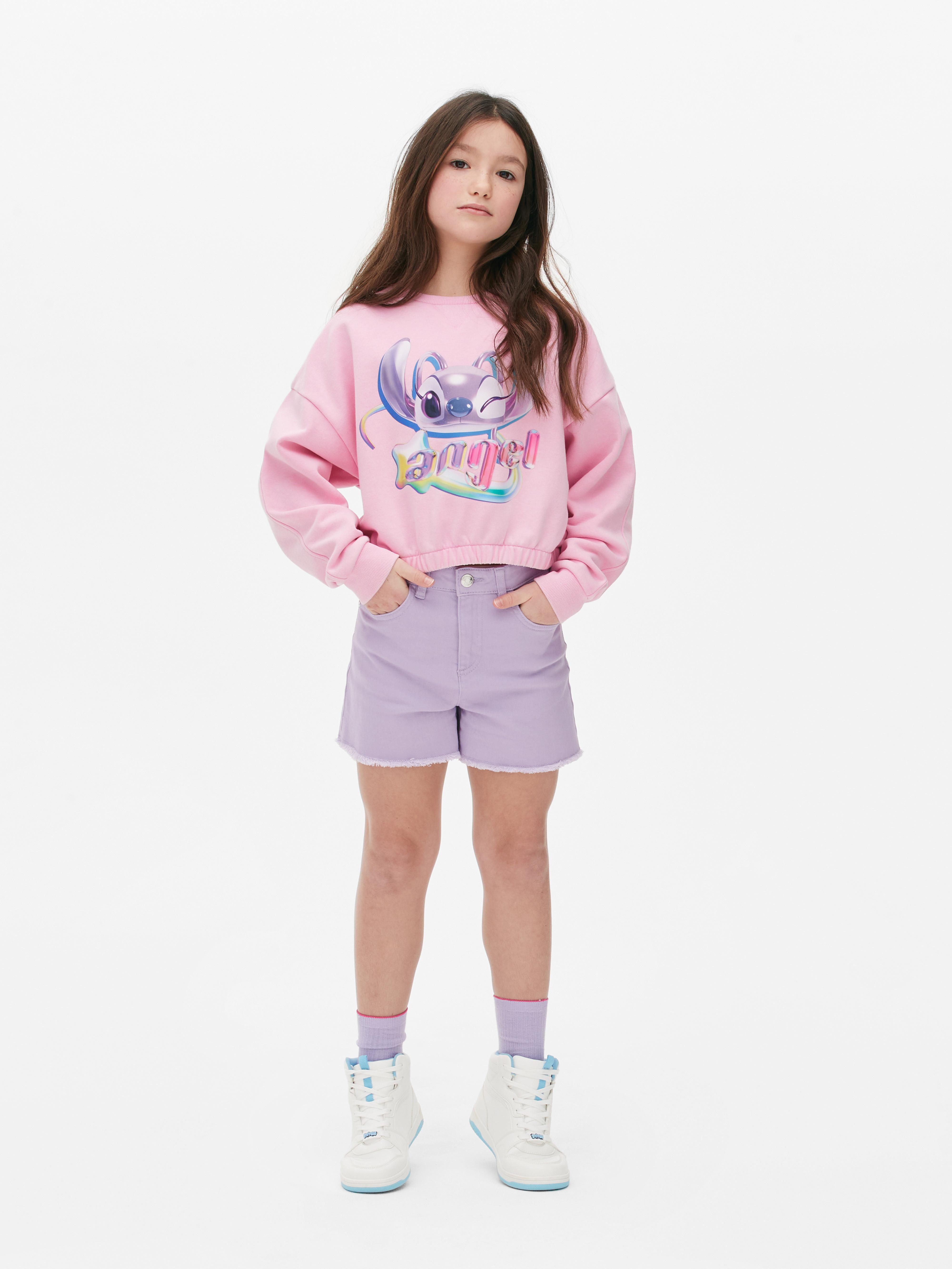 Pink GIRLS & TEENS Girl Disney Mickey Mouse Regular Fit Crew Neck