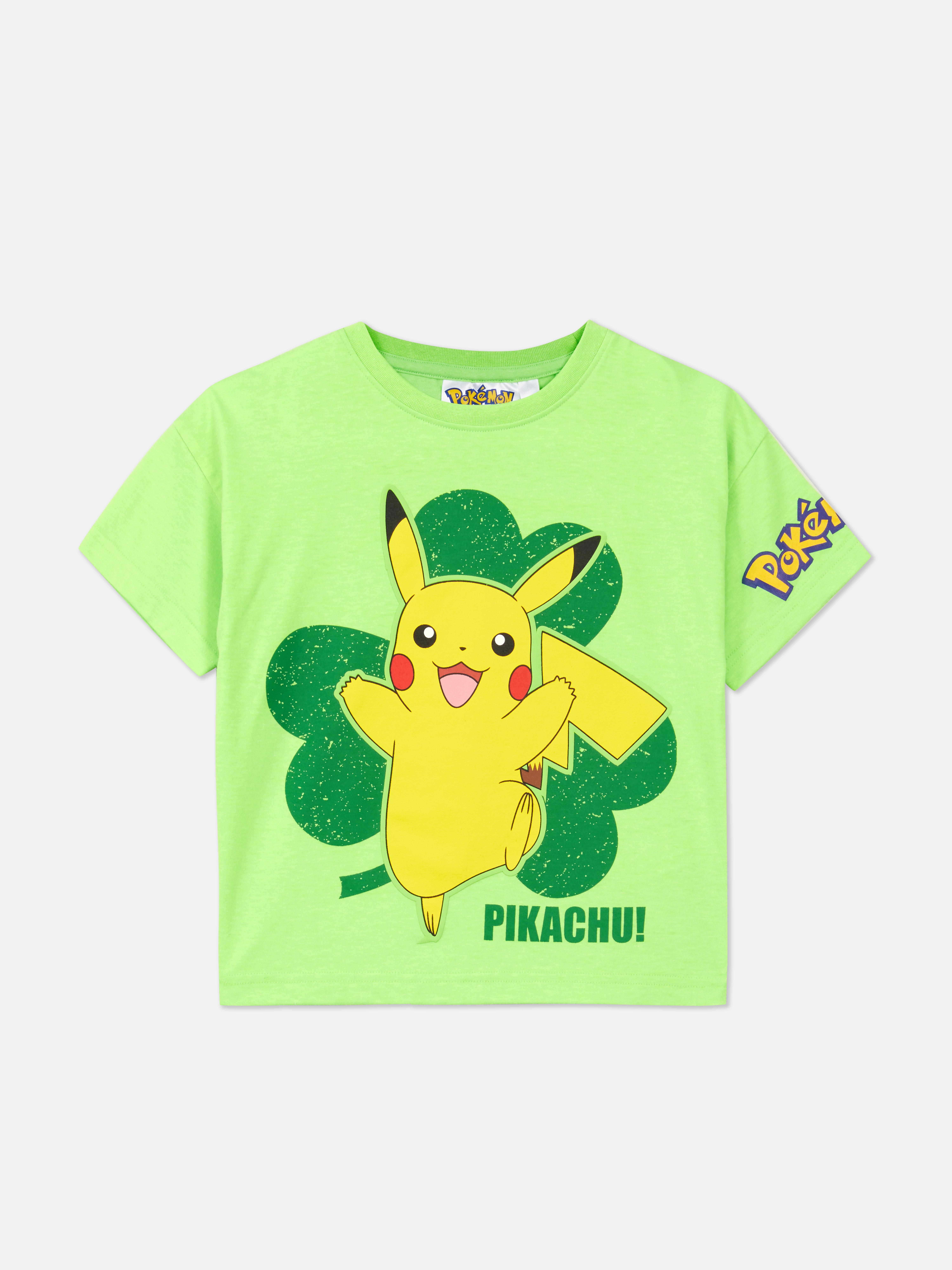 Pokémon Pikachu Four Leaf Clover T-Shirt