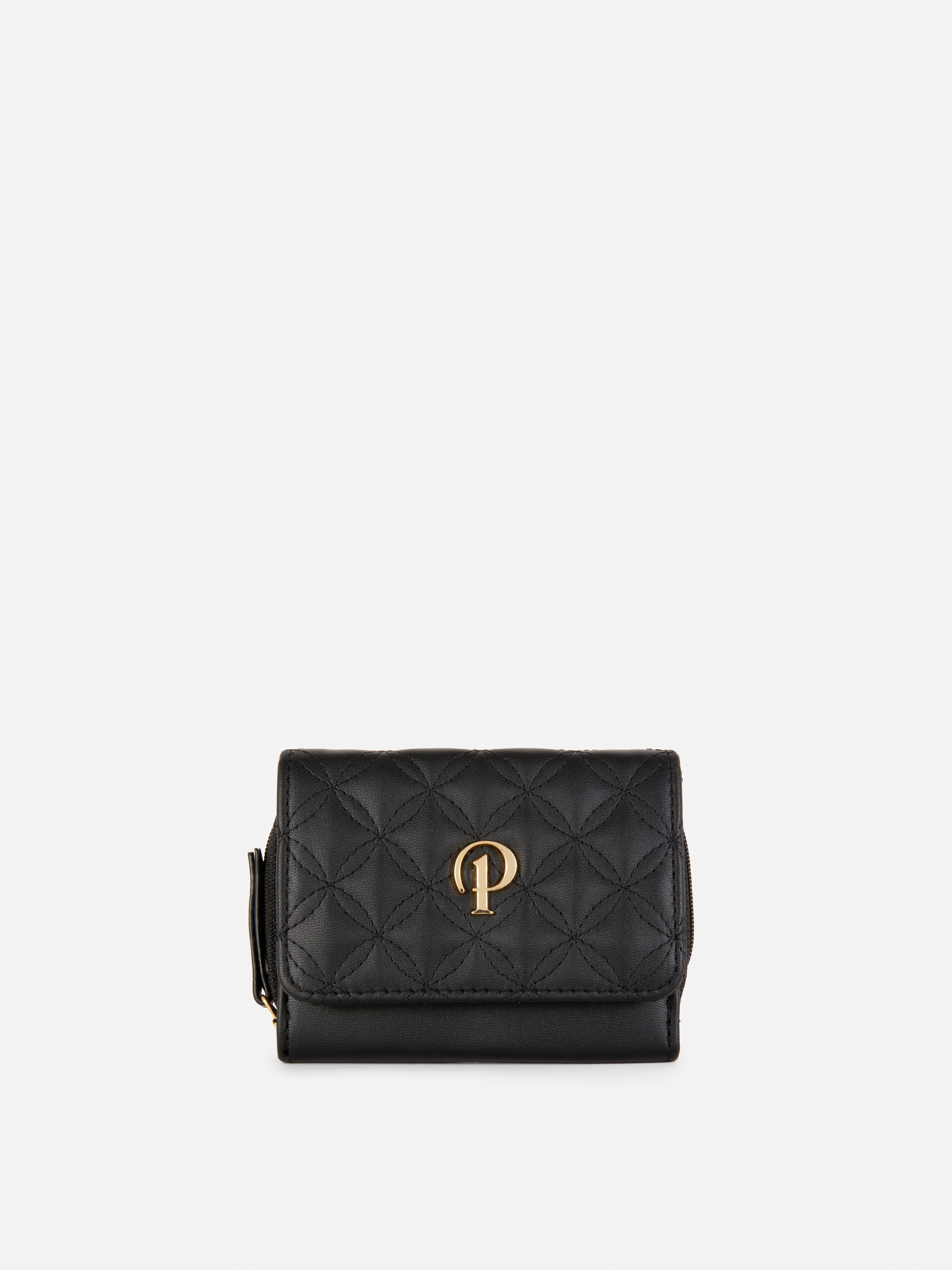 Quilted Initial Purse Primark