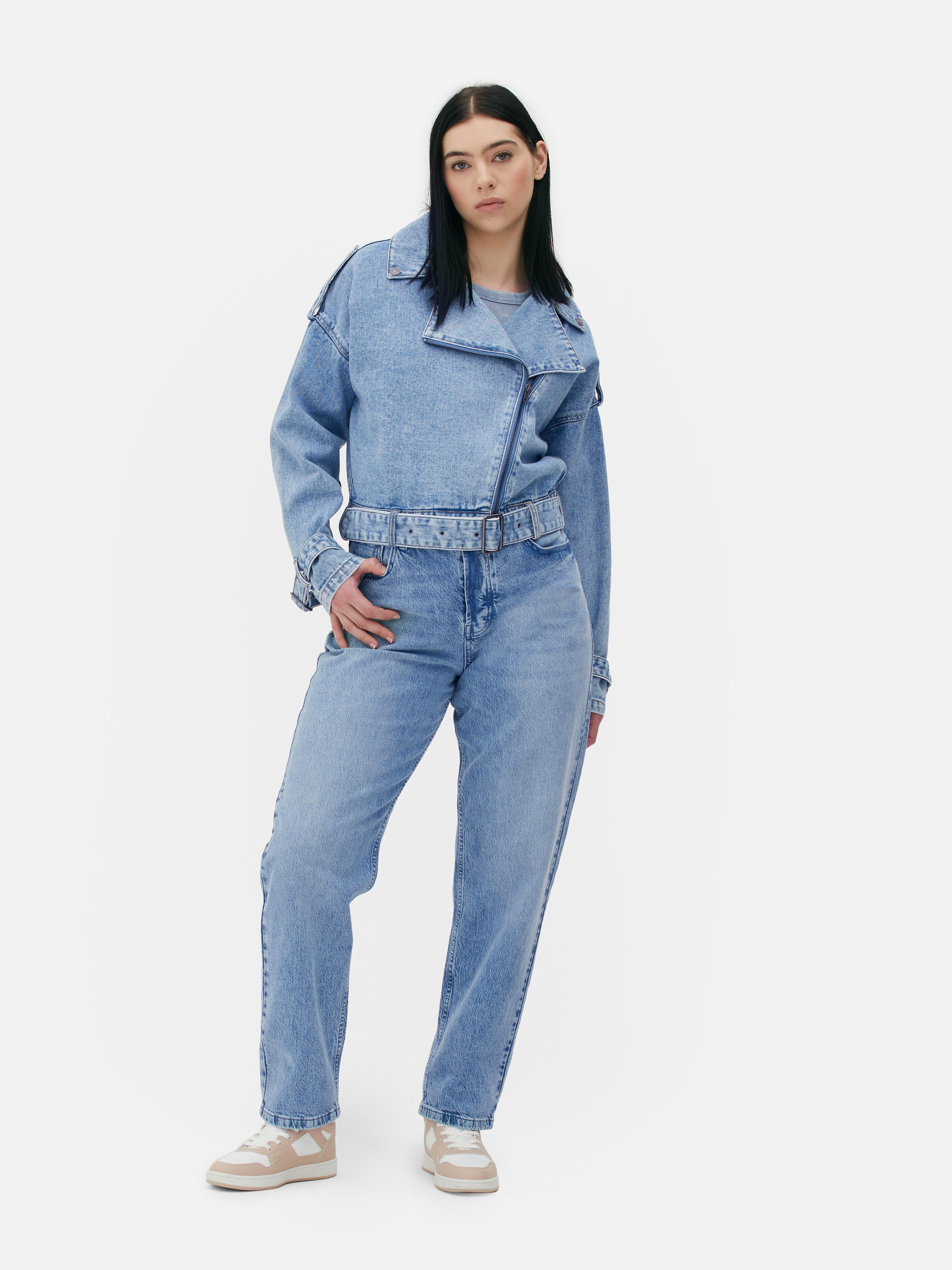 Longline denim best sale jacket primark