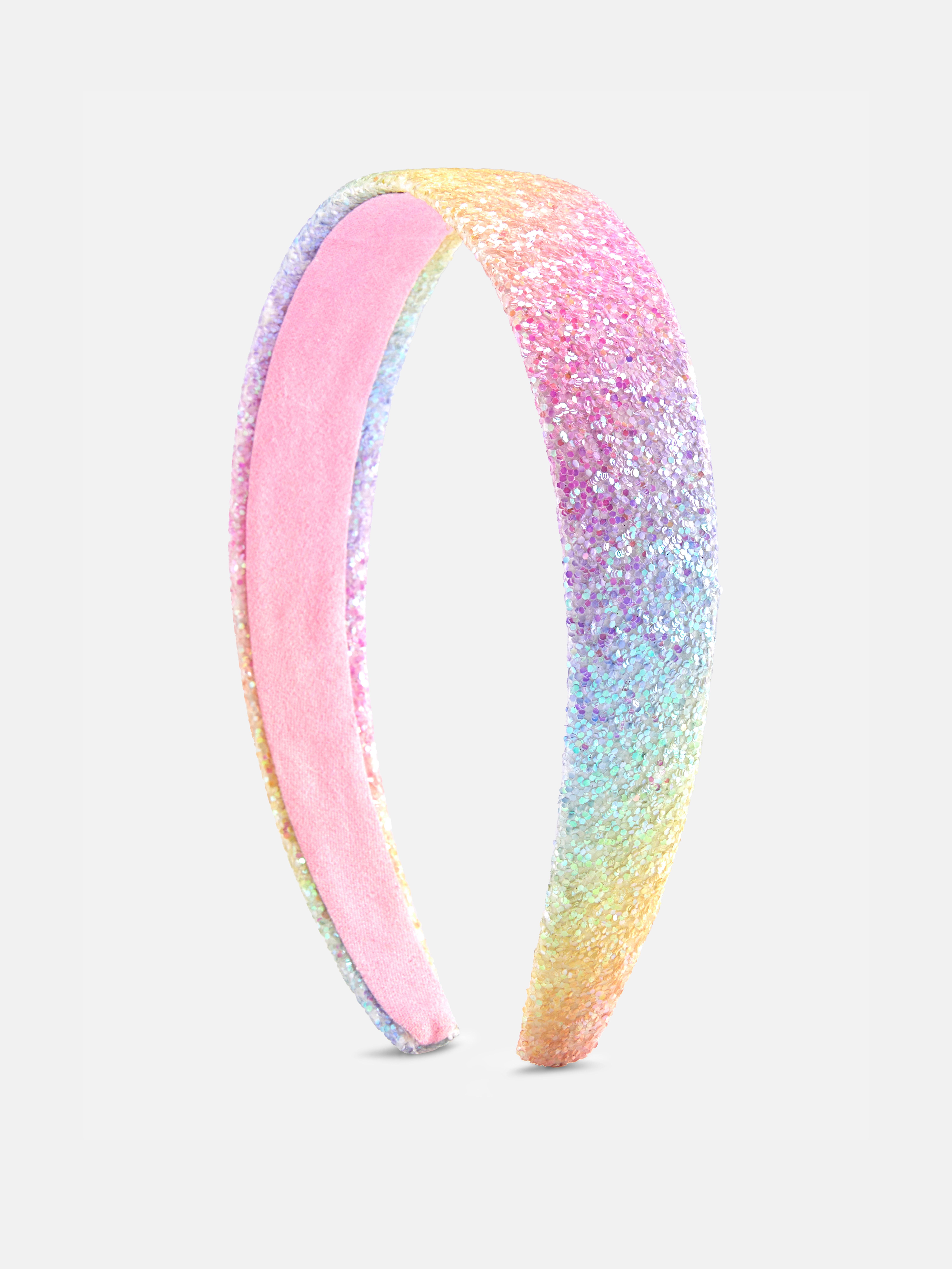 Rainbow Glitter Headband