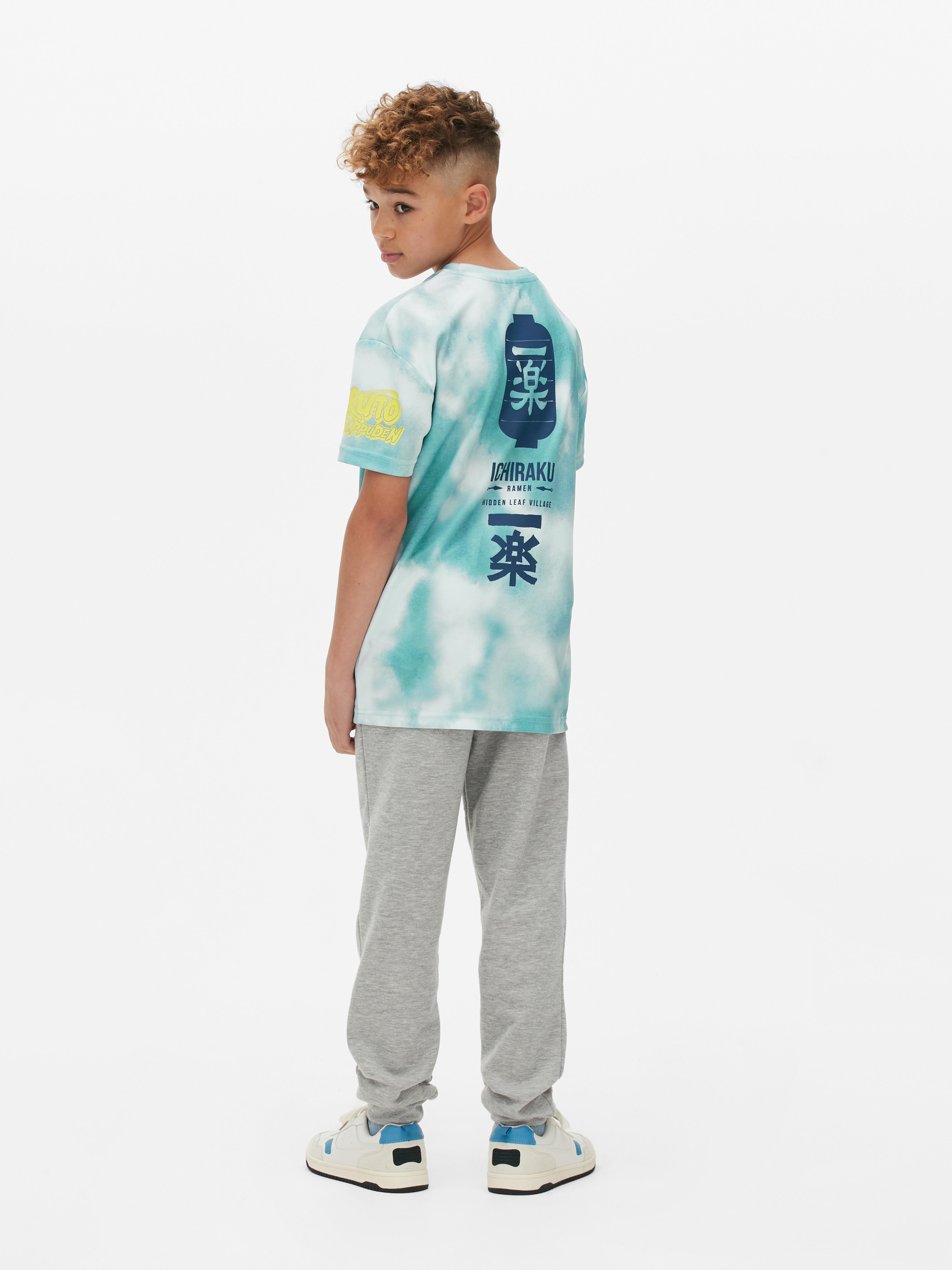 Camiseta tiedye de Naruto Azul jaspeado Niños Primark