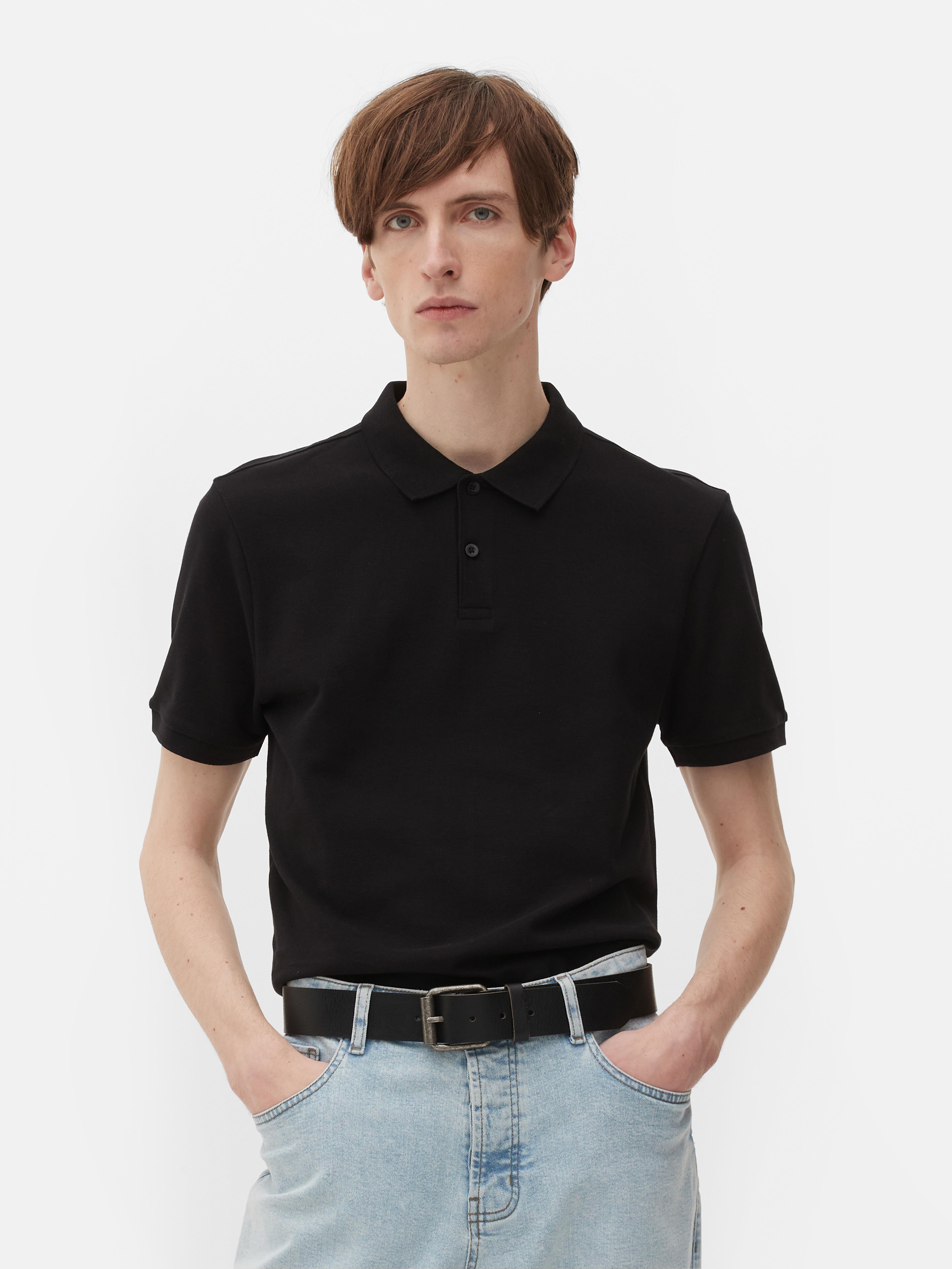 Black polo cheap shirt primark