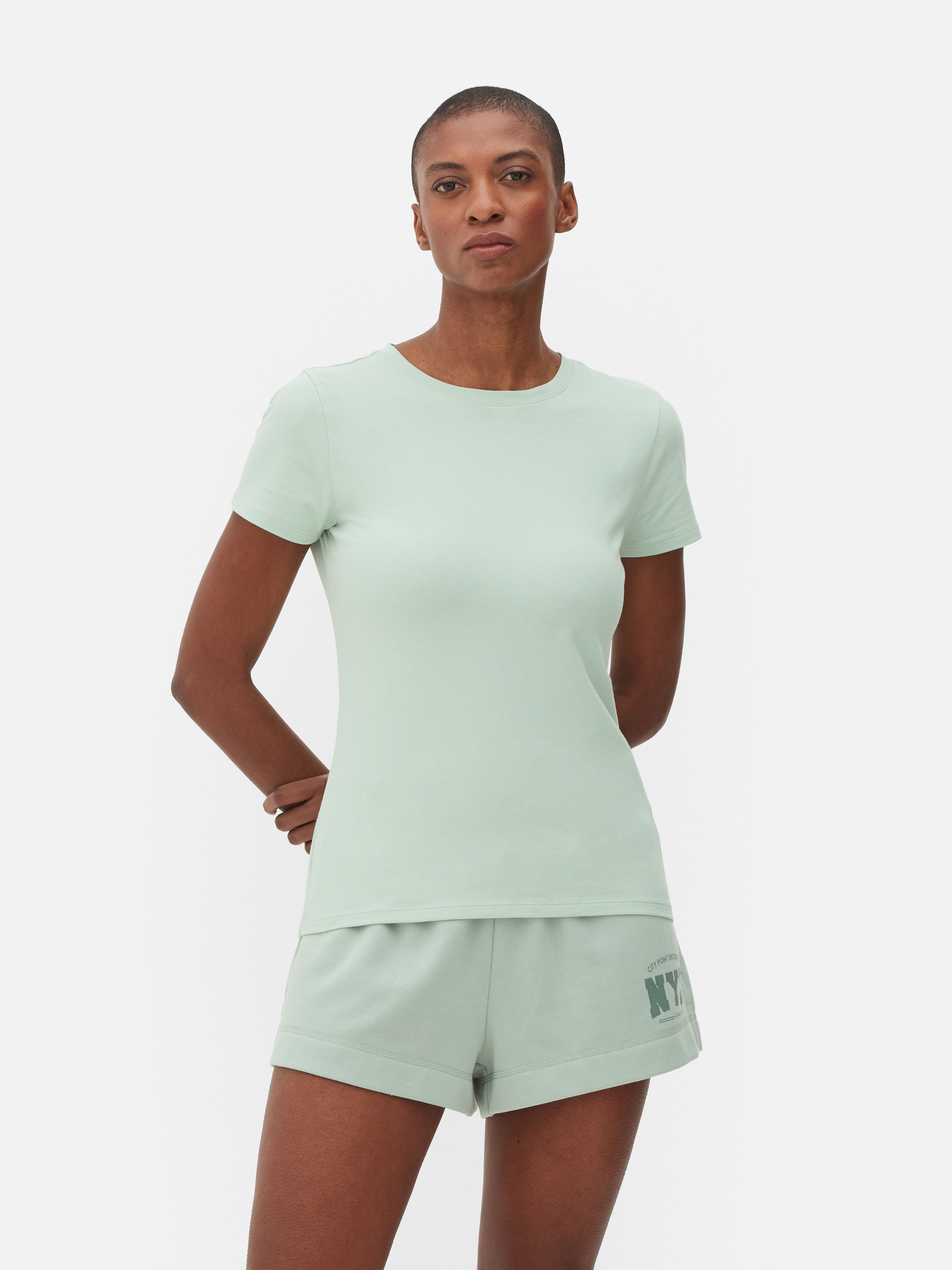 Women's Mint Short Sleeve Stretch T-Shirt | Primark
