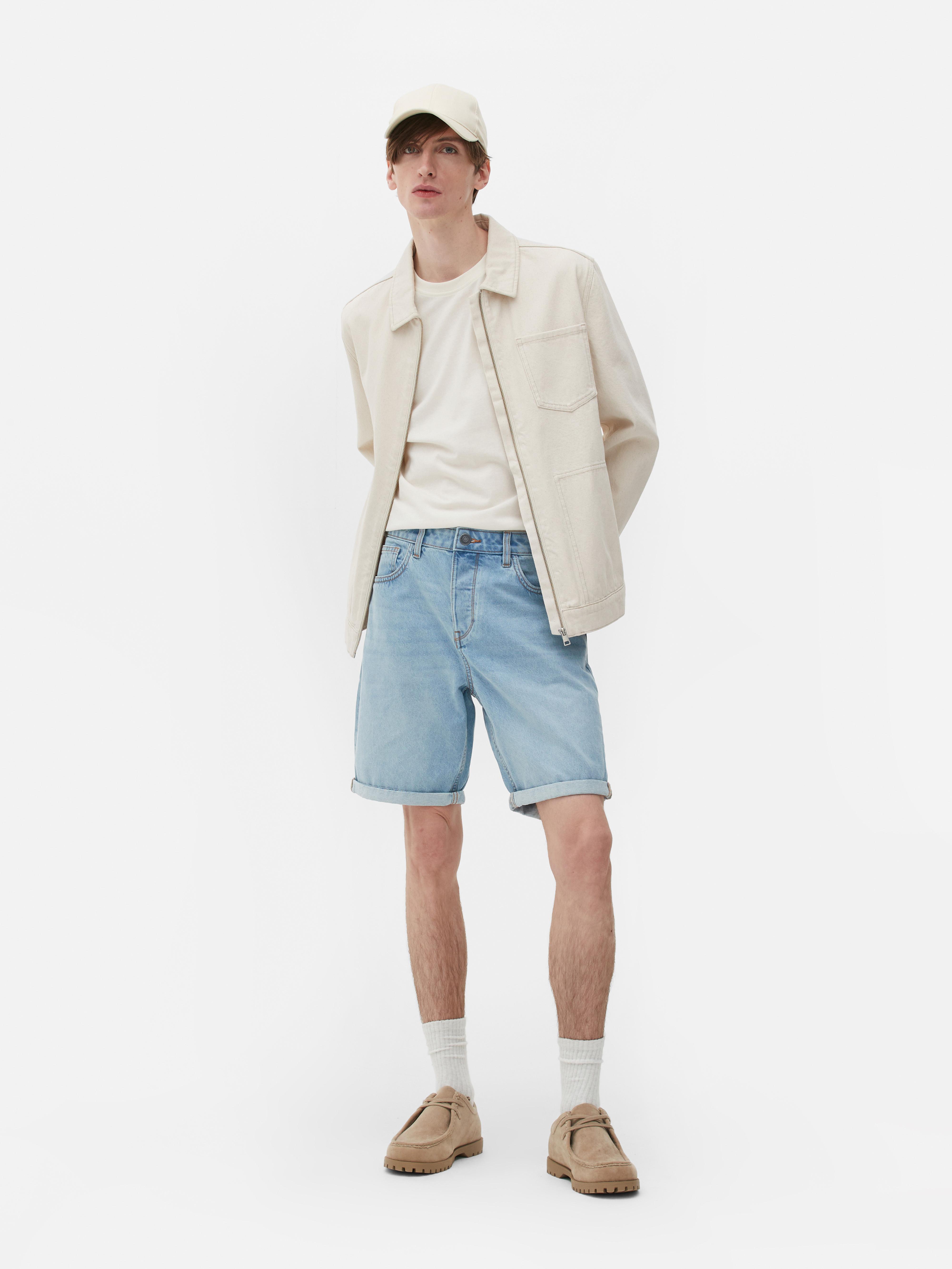 White denim shorts outlet primark