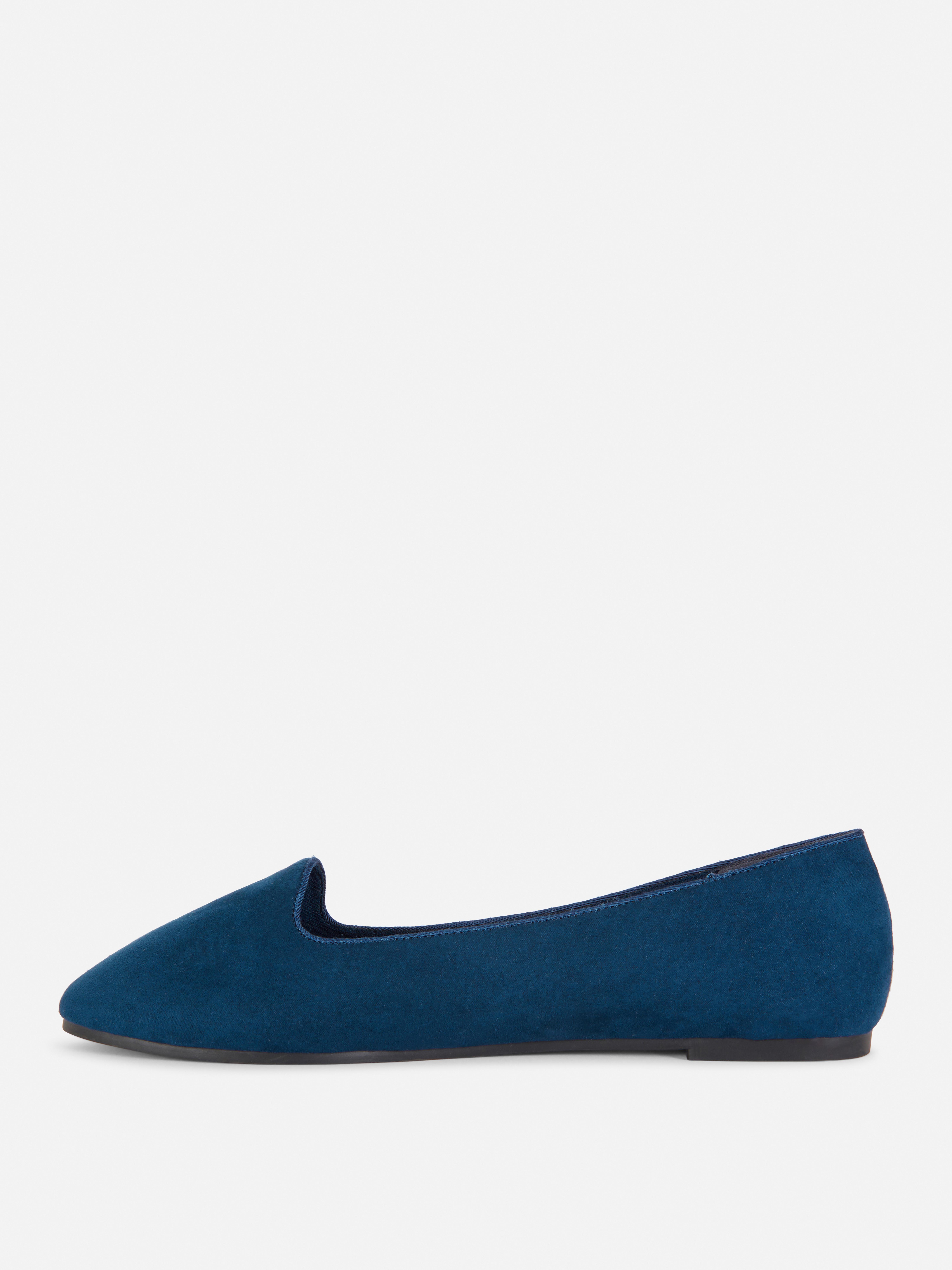 Ballerine in camoscio sintetico