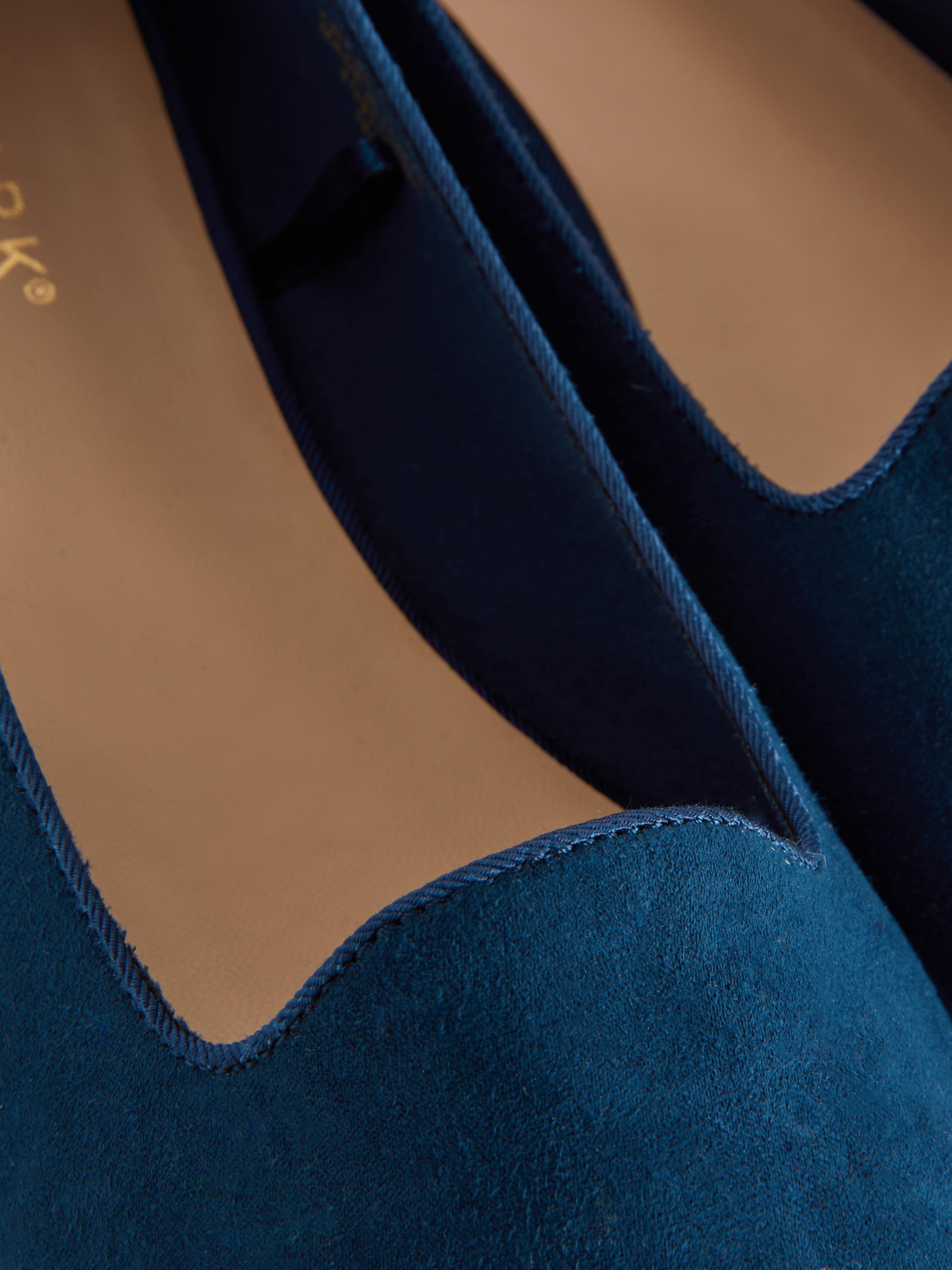 Ballerine in camoscio sintetico