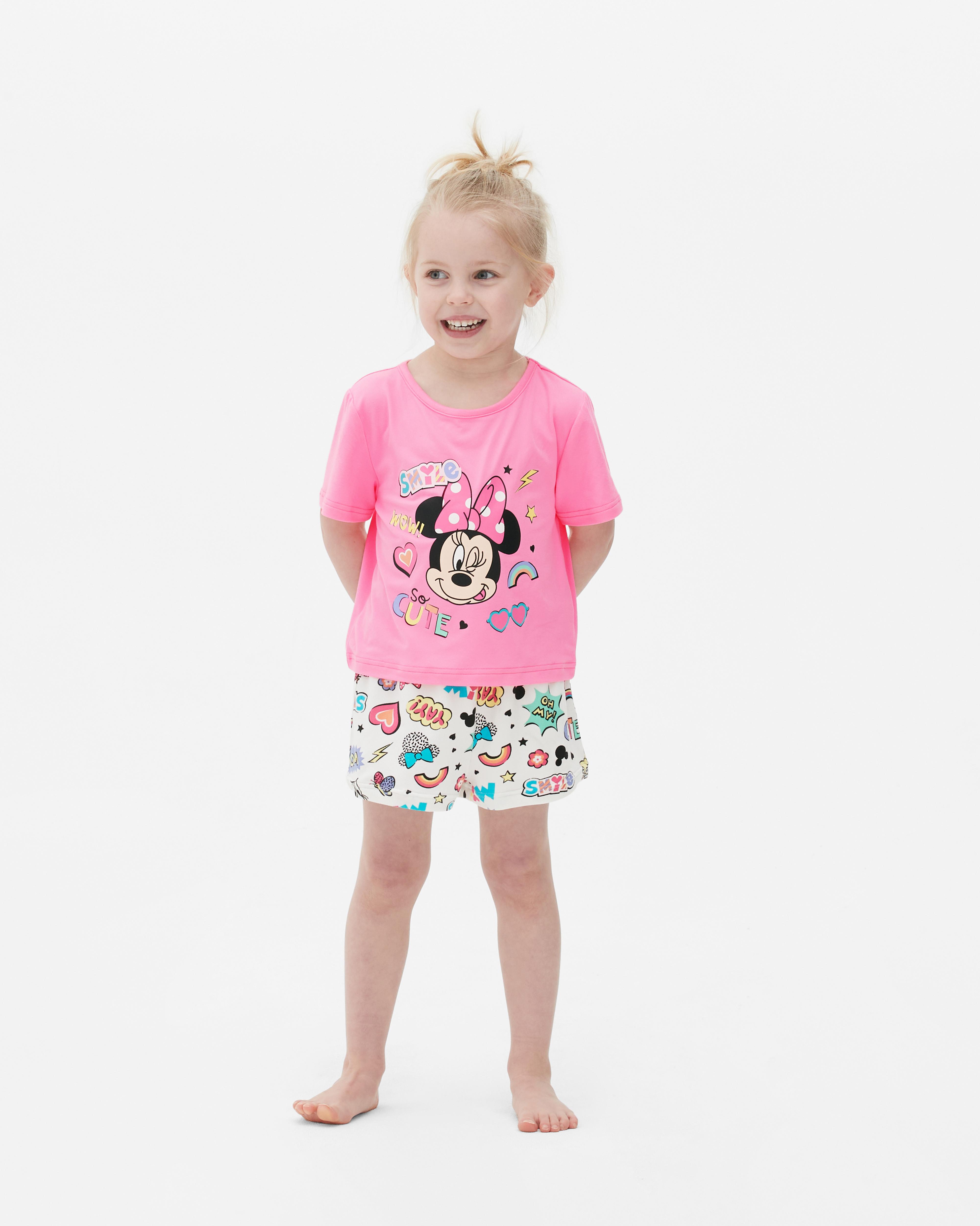 „Disney Minnie Maus“ Schlafanzugshorts mit Print