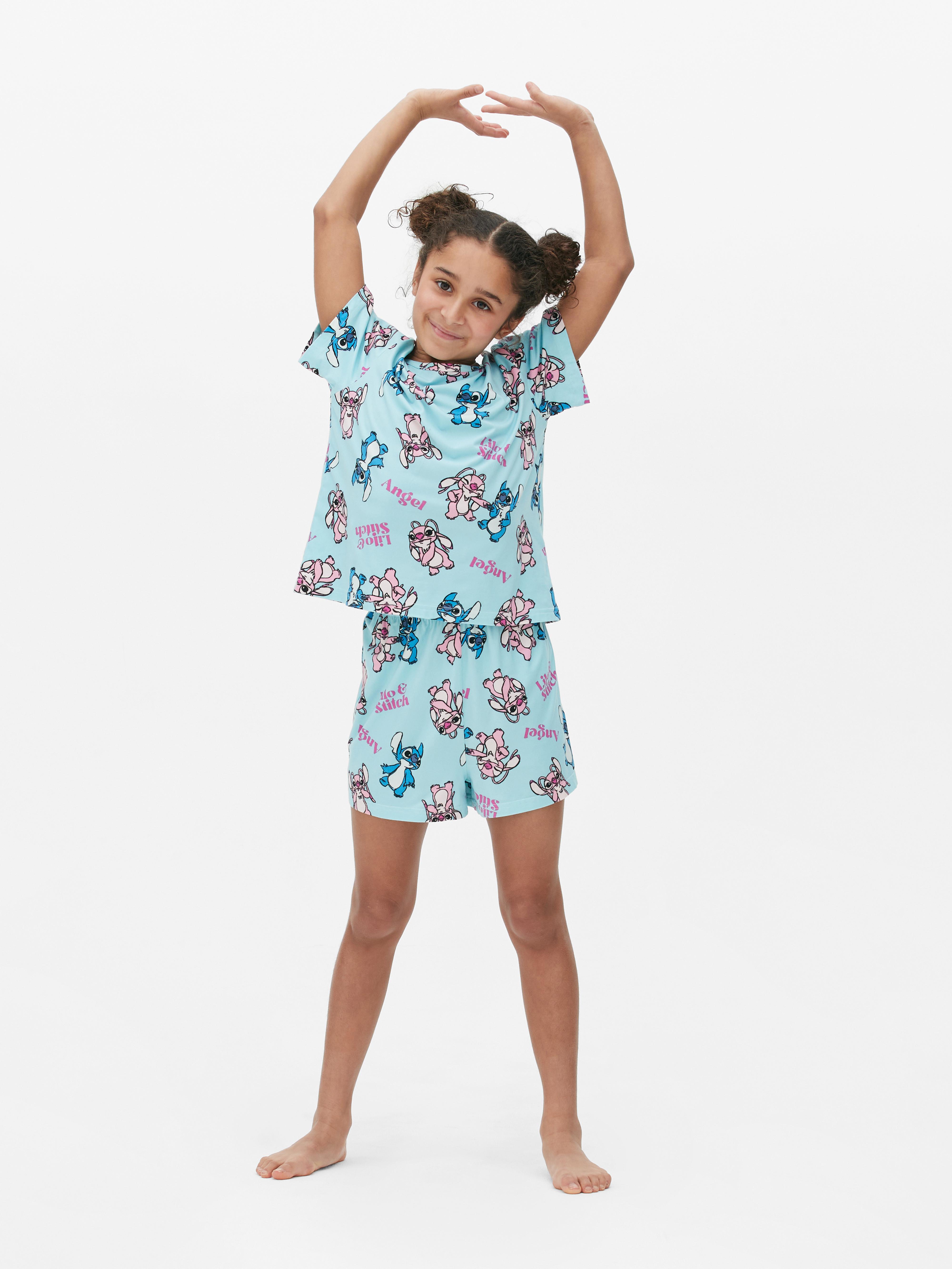 „Disney Lilo & Stitch“ Schlafanzug mit All-Over-Print