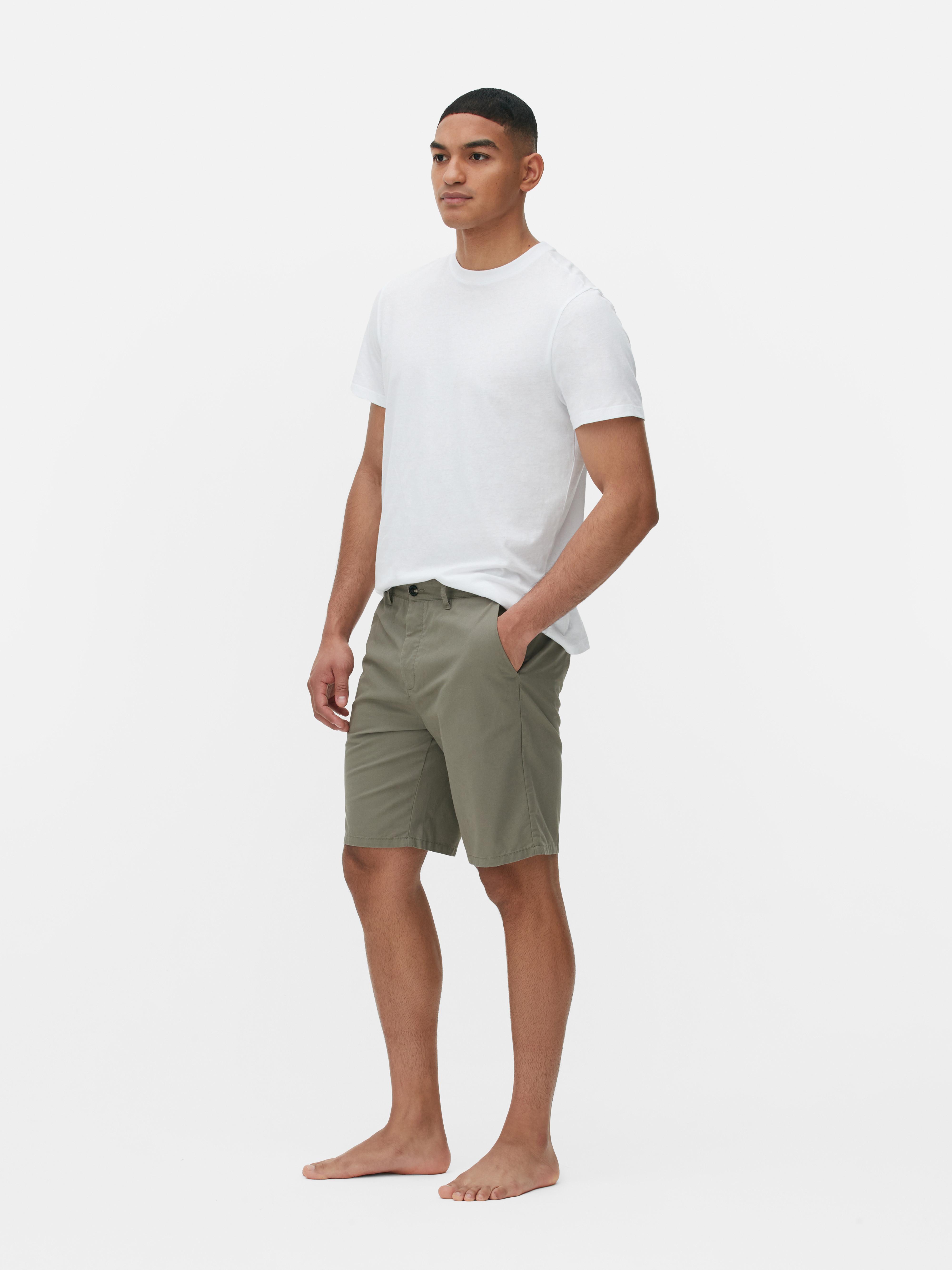 Mens Khaki Classic Chino Shorts | Primark