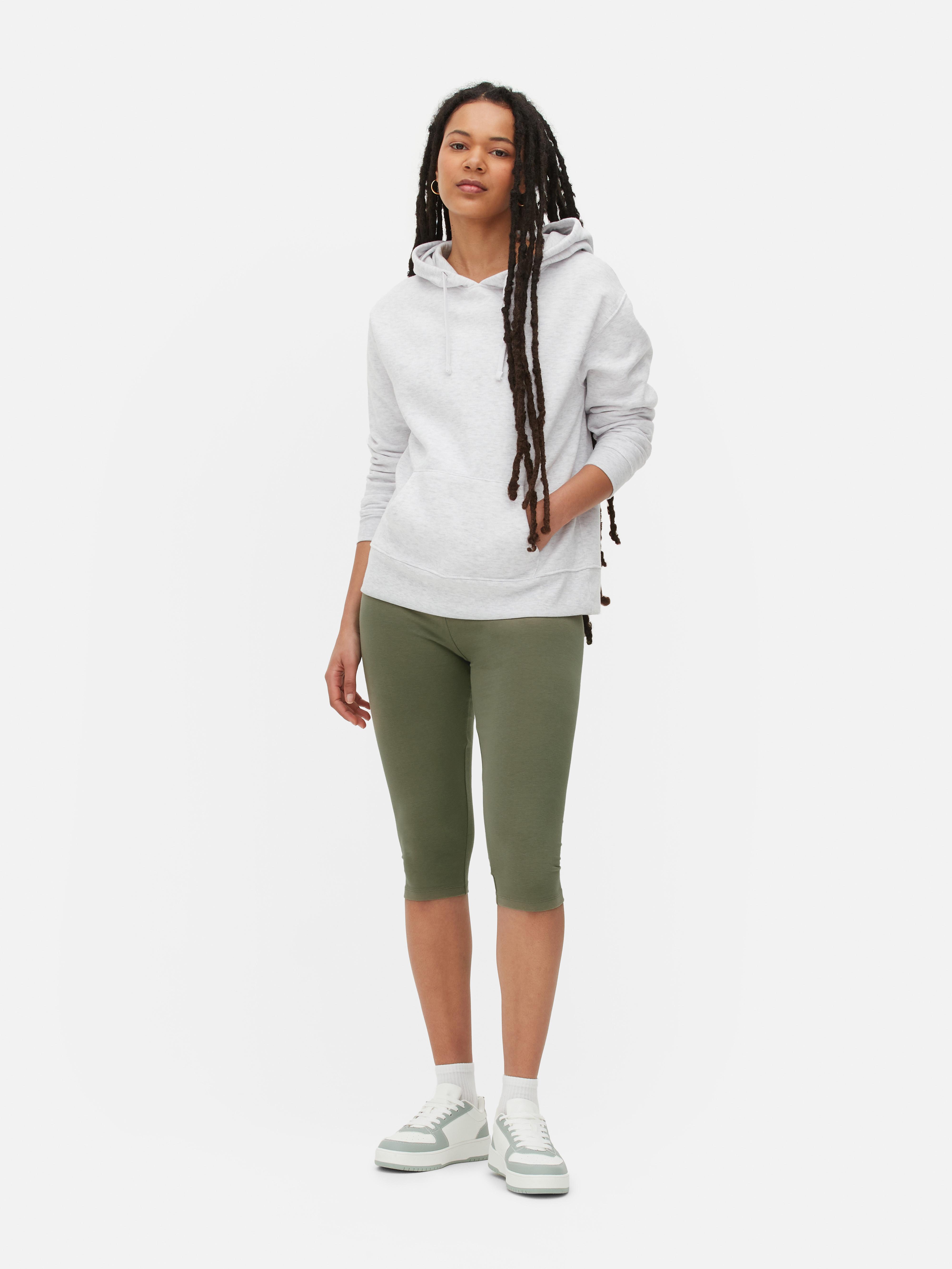 AE, Essential Cropped Leggings - Khaki