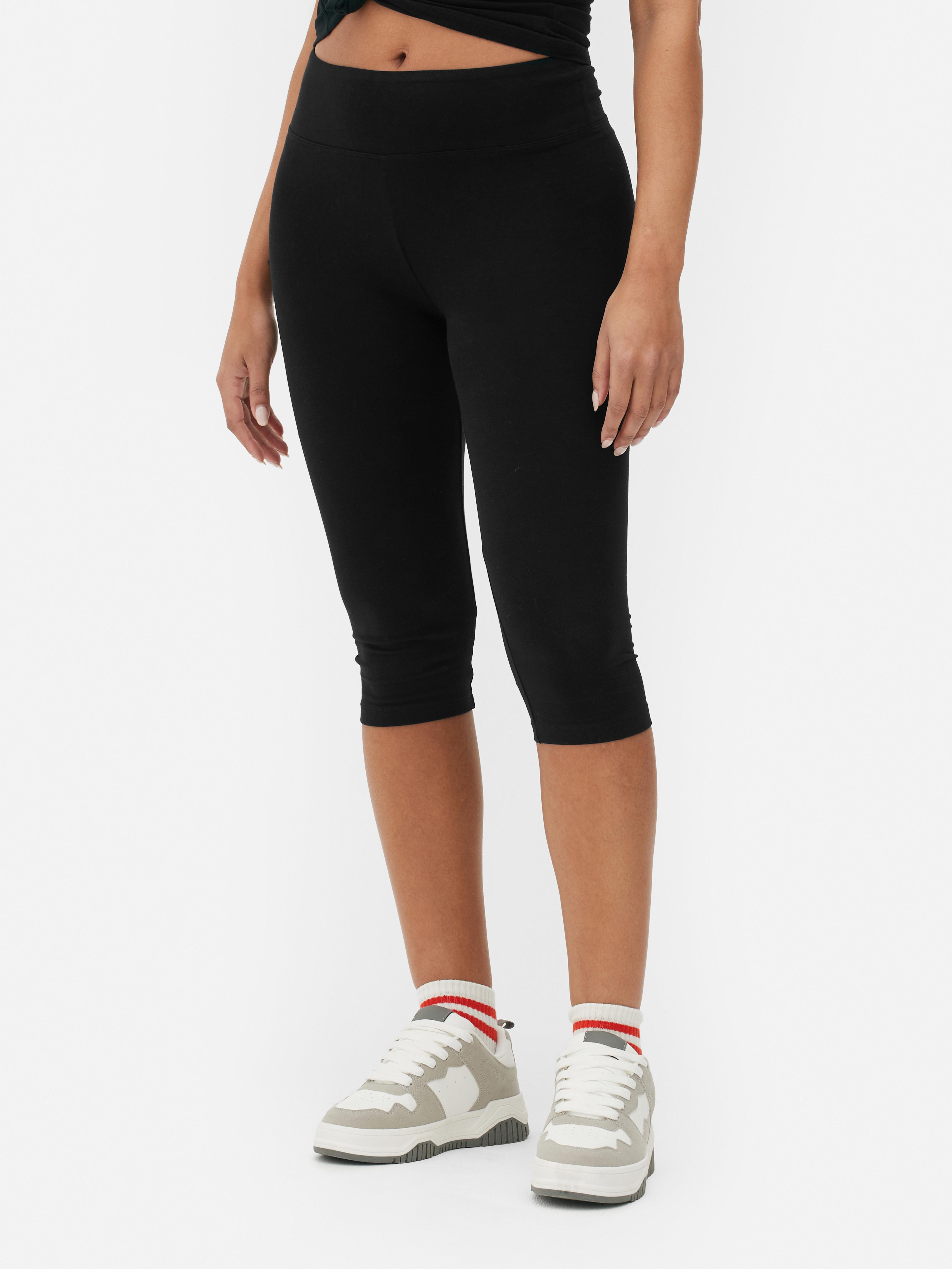 High-Waisted Capri Cropped Leggings