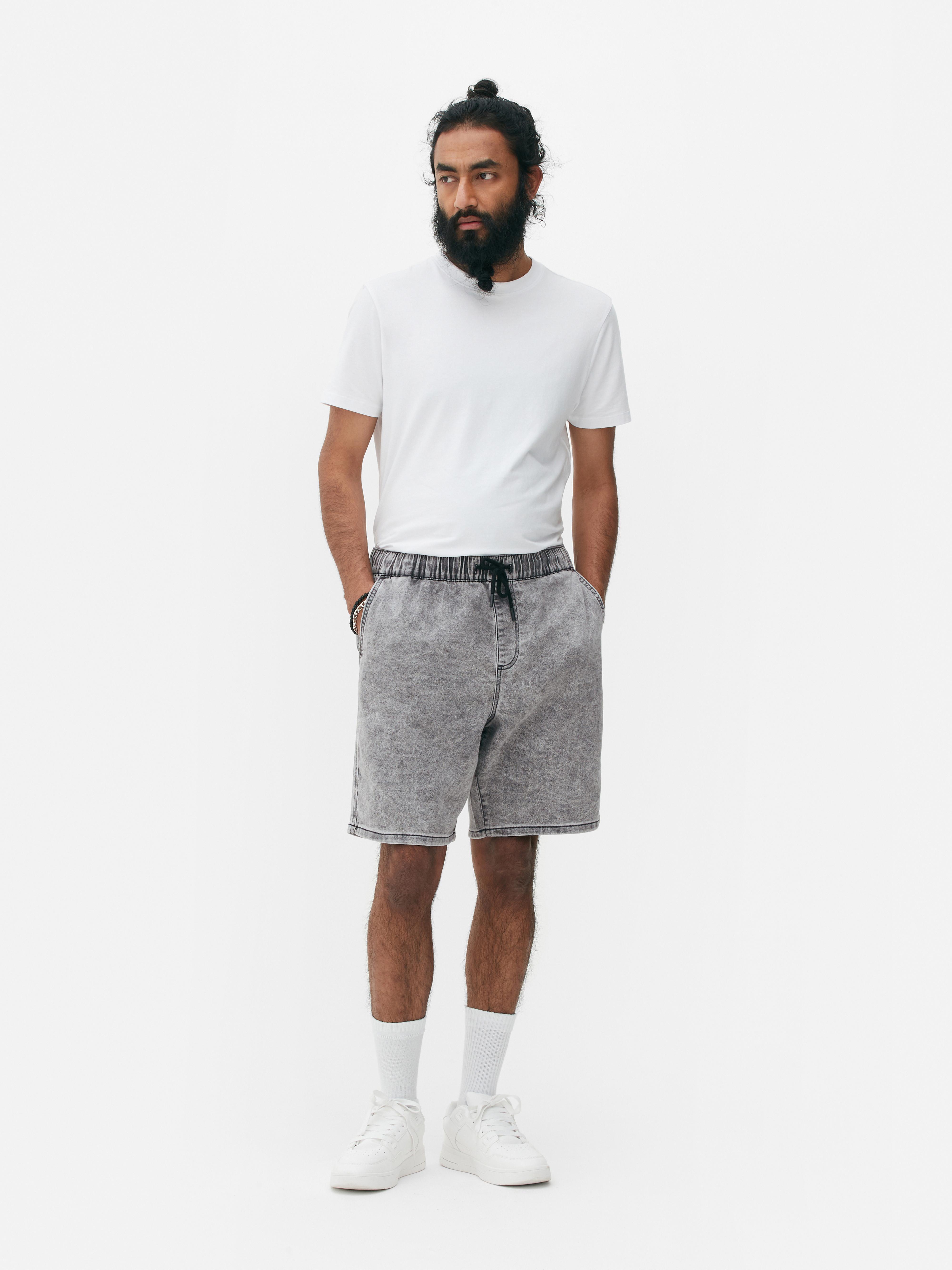 Primark mens denim on sale shorts