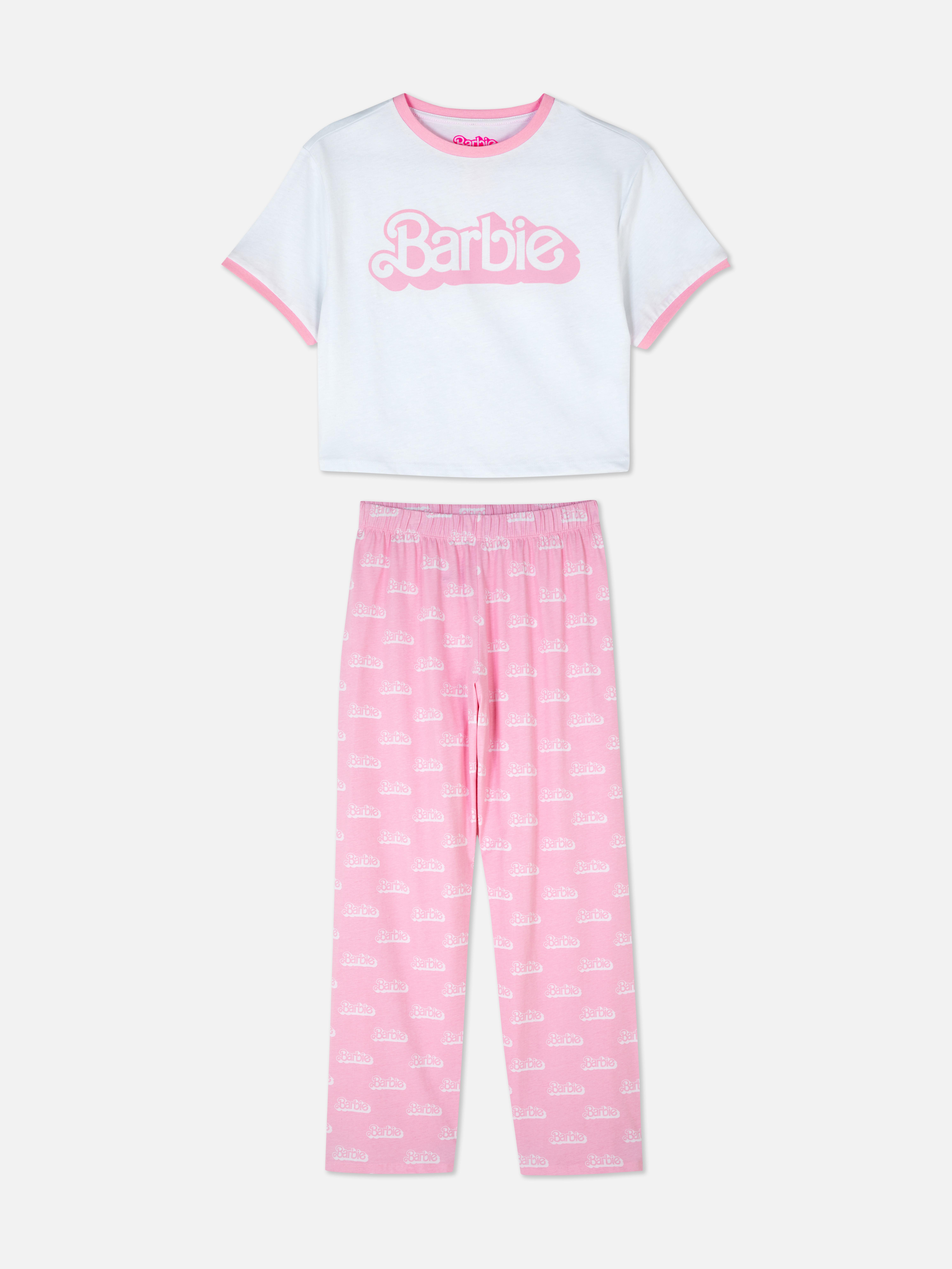 Women's Barbie Ringer Pyjama Set