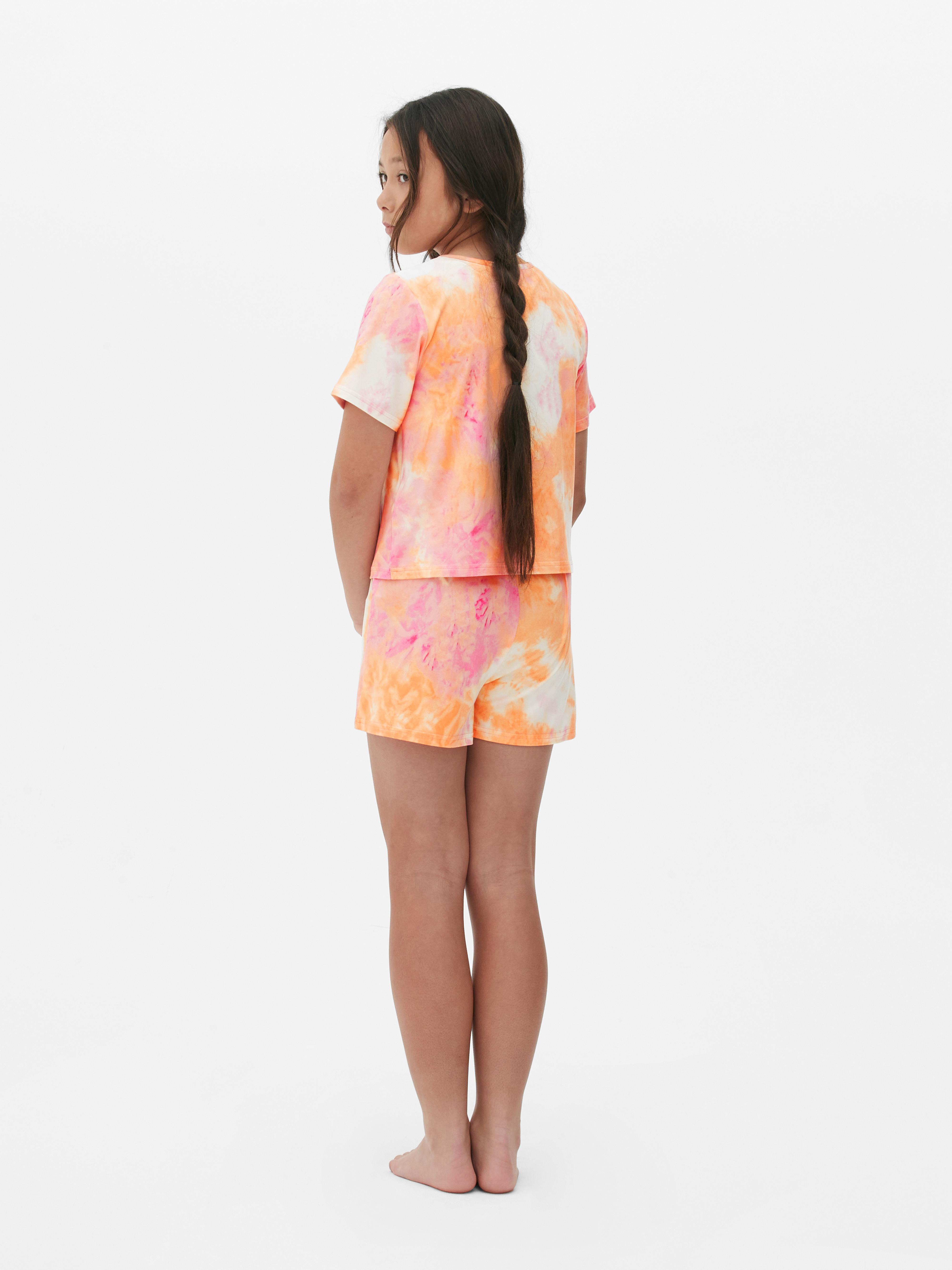Girls Multi Yin and Yang Tie Dye Pajamas | Primark
