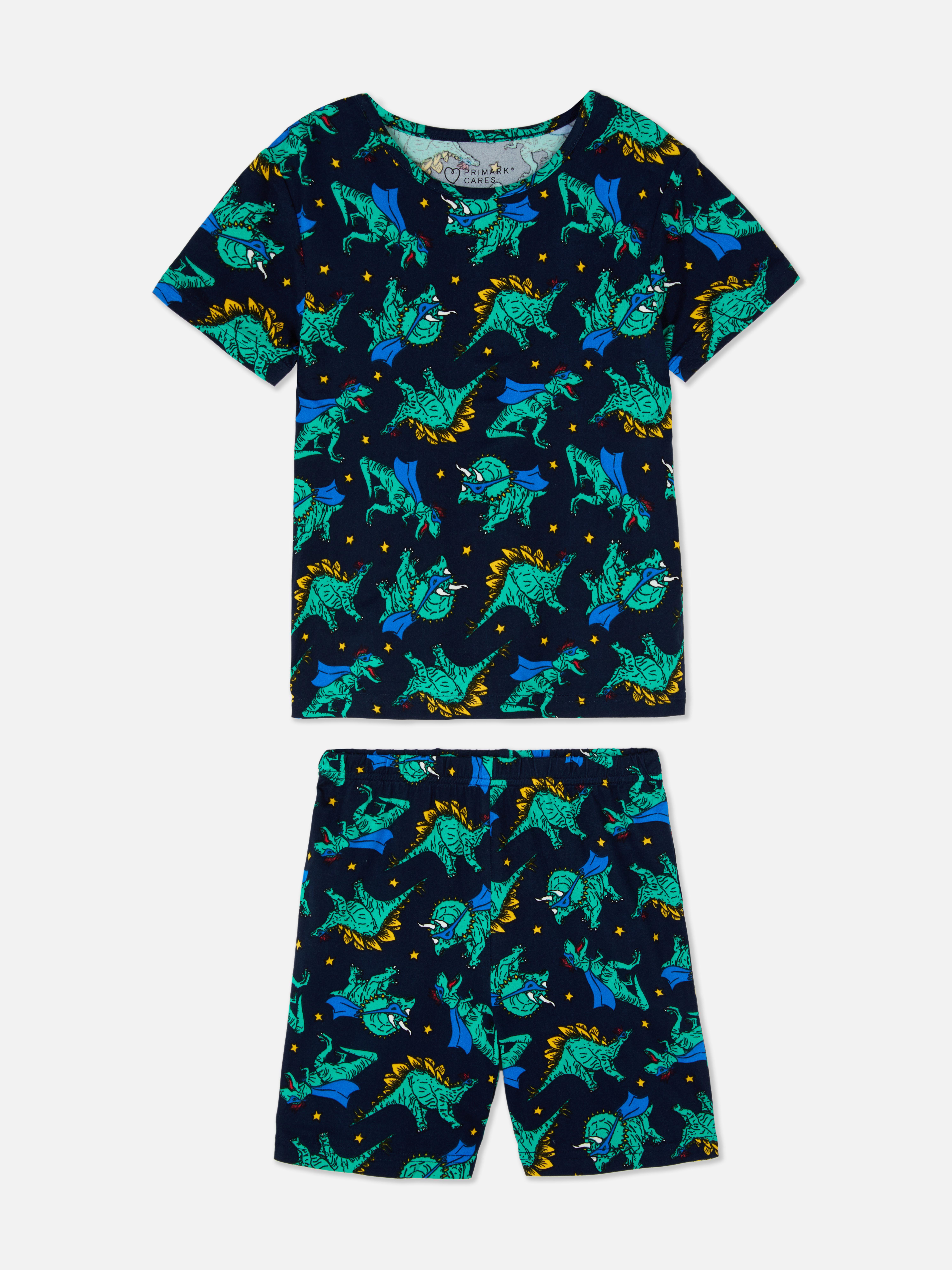 Dino Short Sleeve Pajama Set