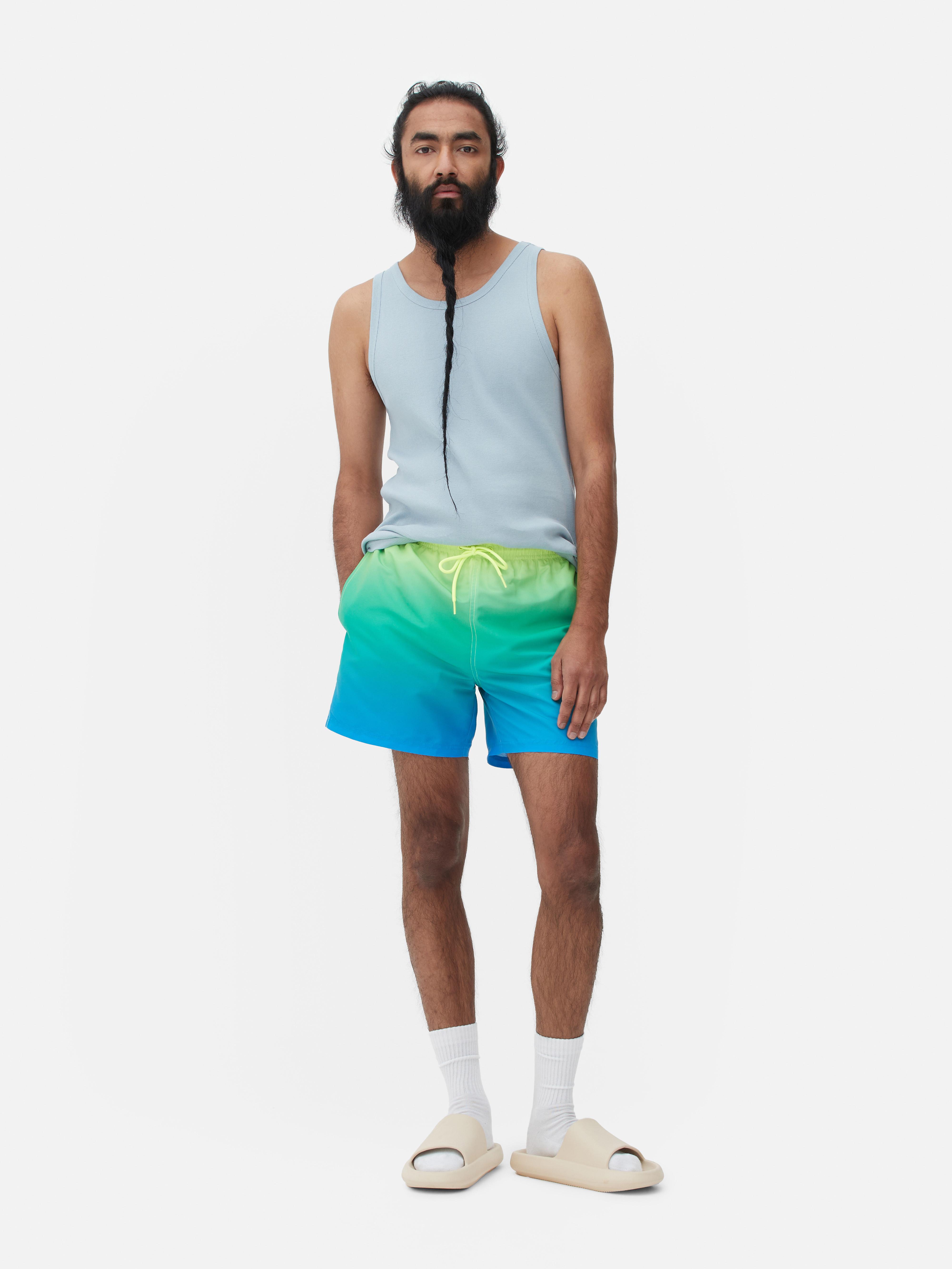 Badeshorts im Ombré-Look