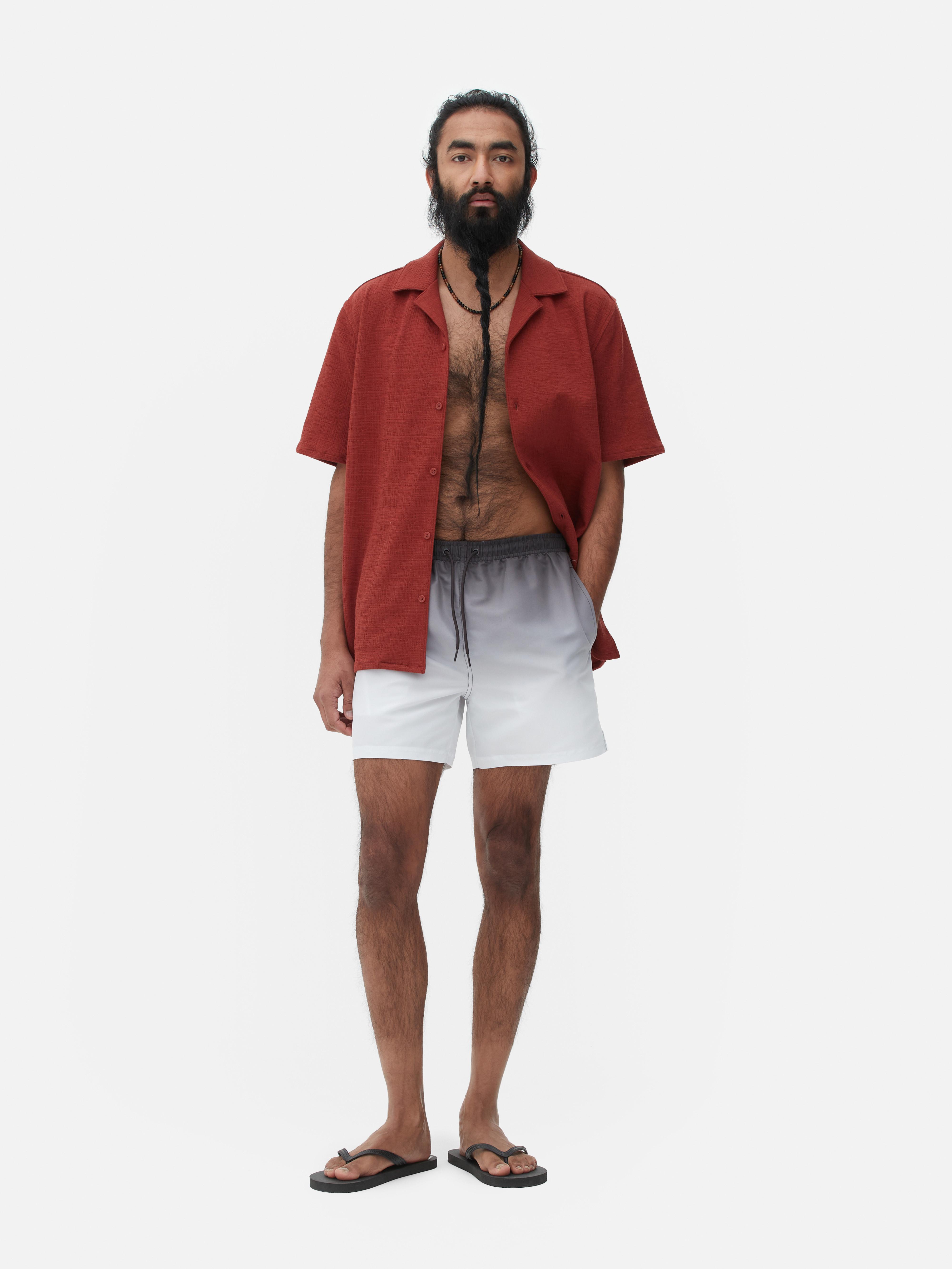 Badeshorts im Ombré-Look