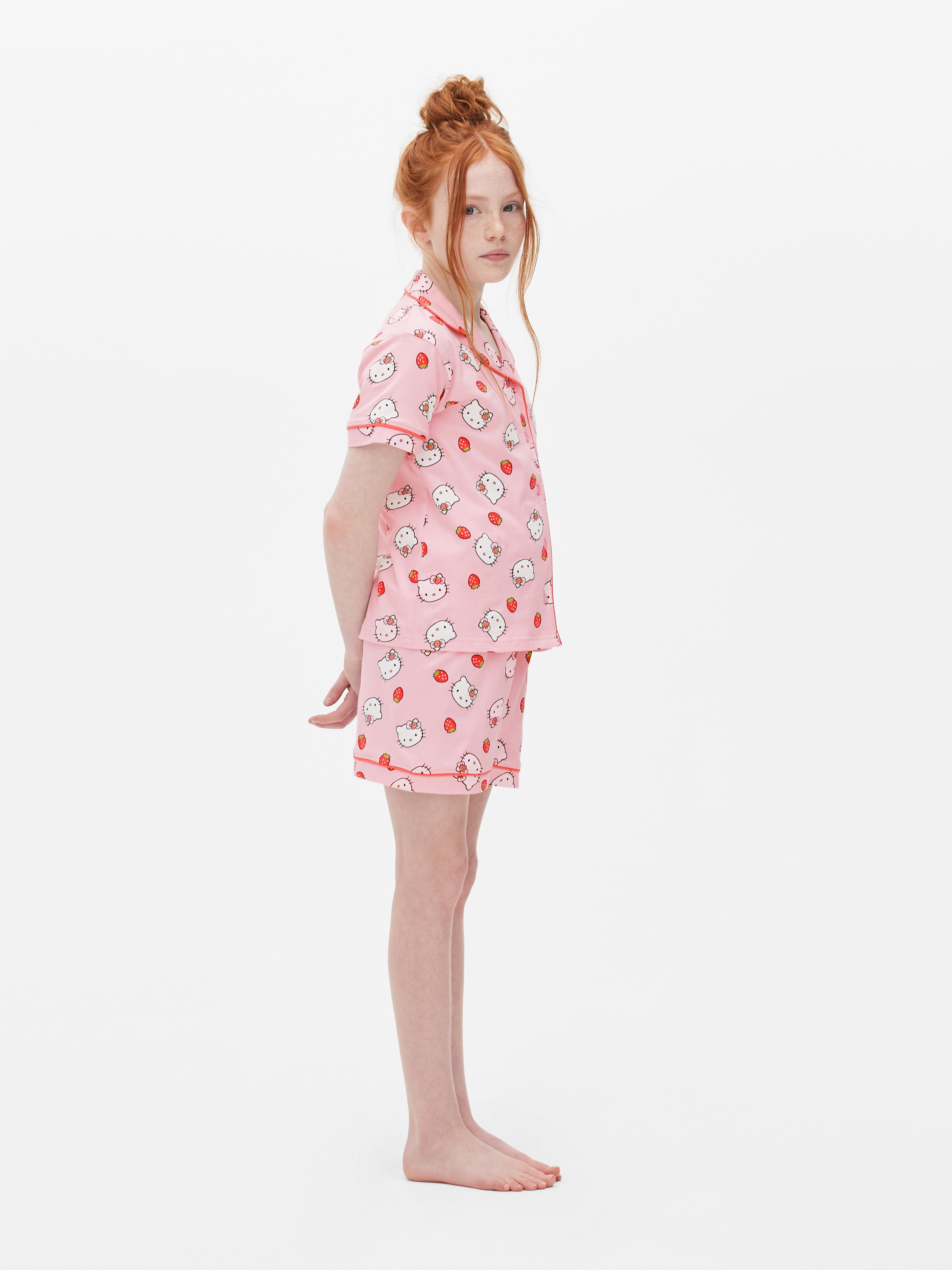 Hello Kitty 50th Anniversary  Shirt And Shorts Pyjama Set