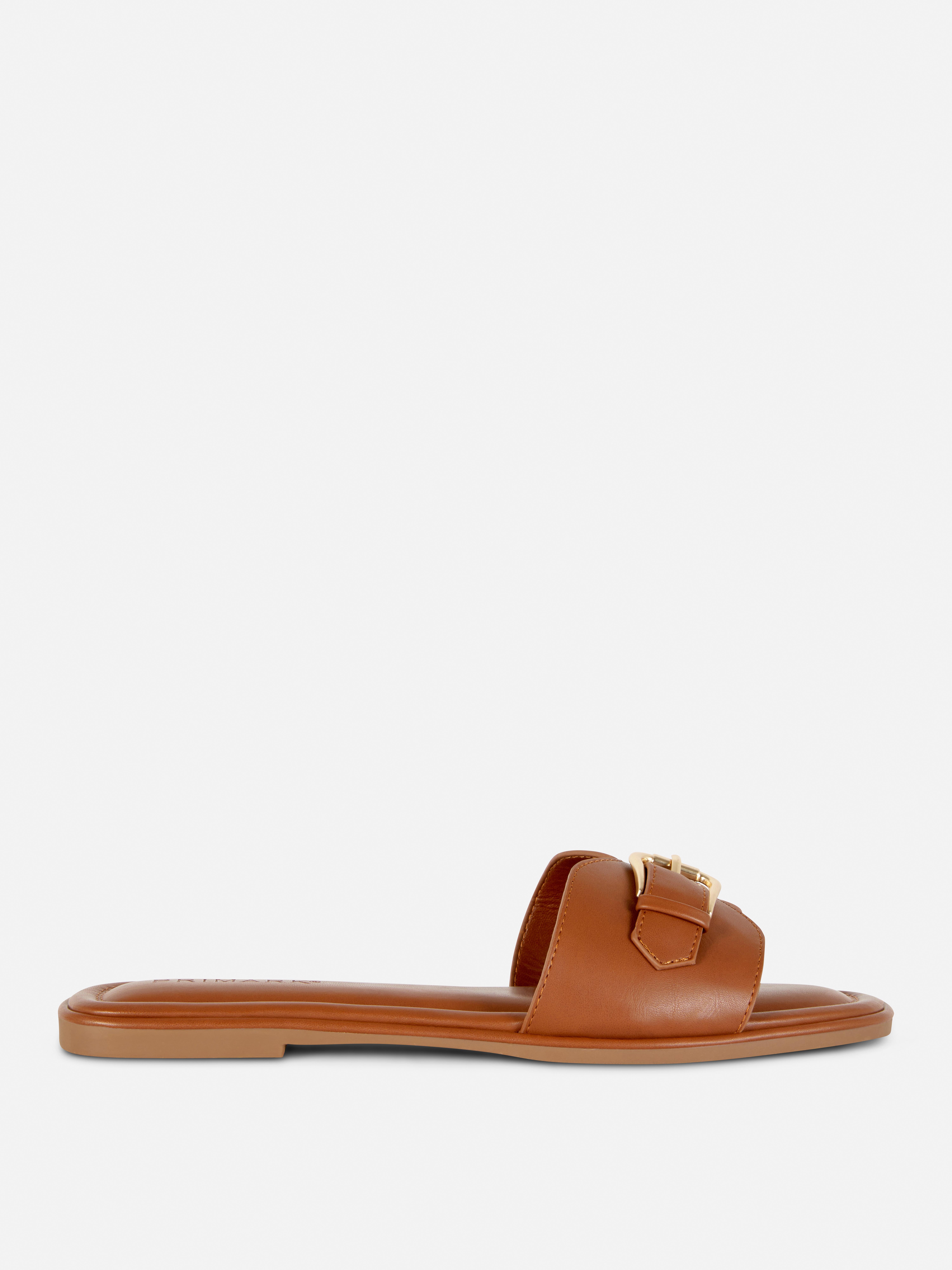 Buckle Strap Mules