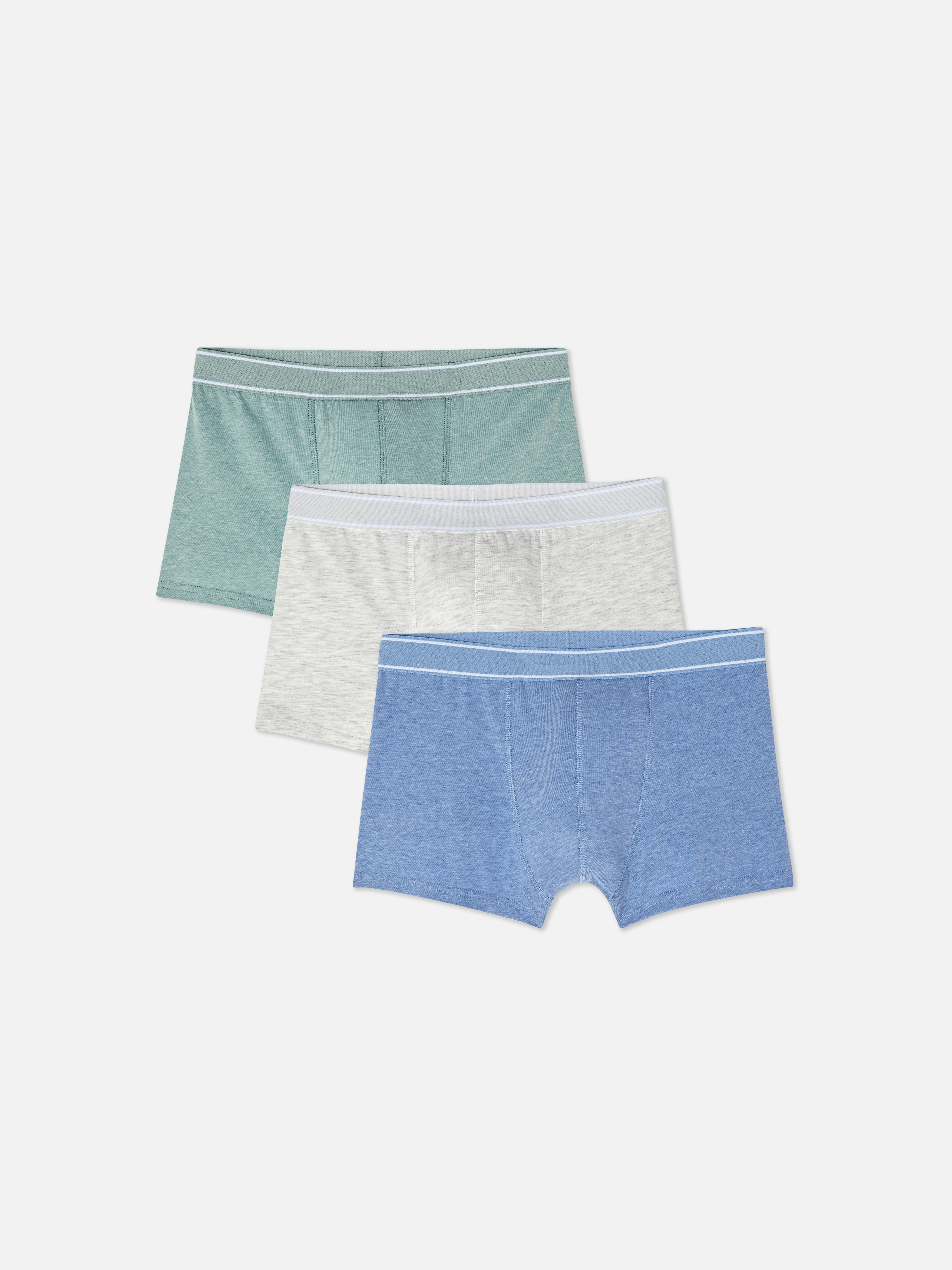  Tiny Boxers - small cotton boxer briefs, 3-pack Aqua Blue:  Clothing, Shoes & Jewelry