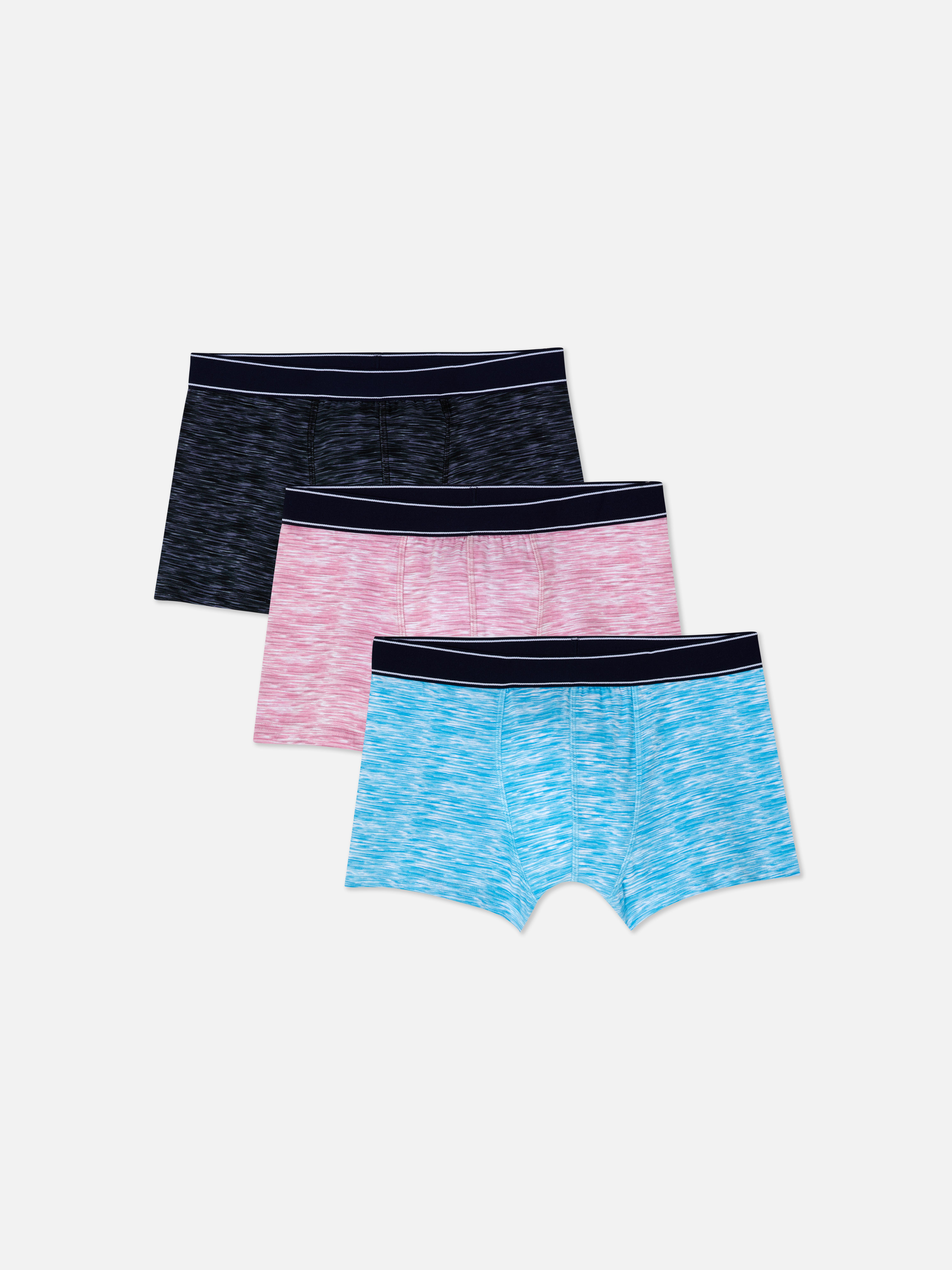 3-Pack Essential Checked Boxers