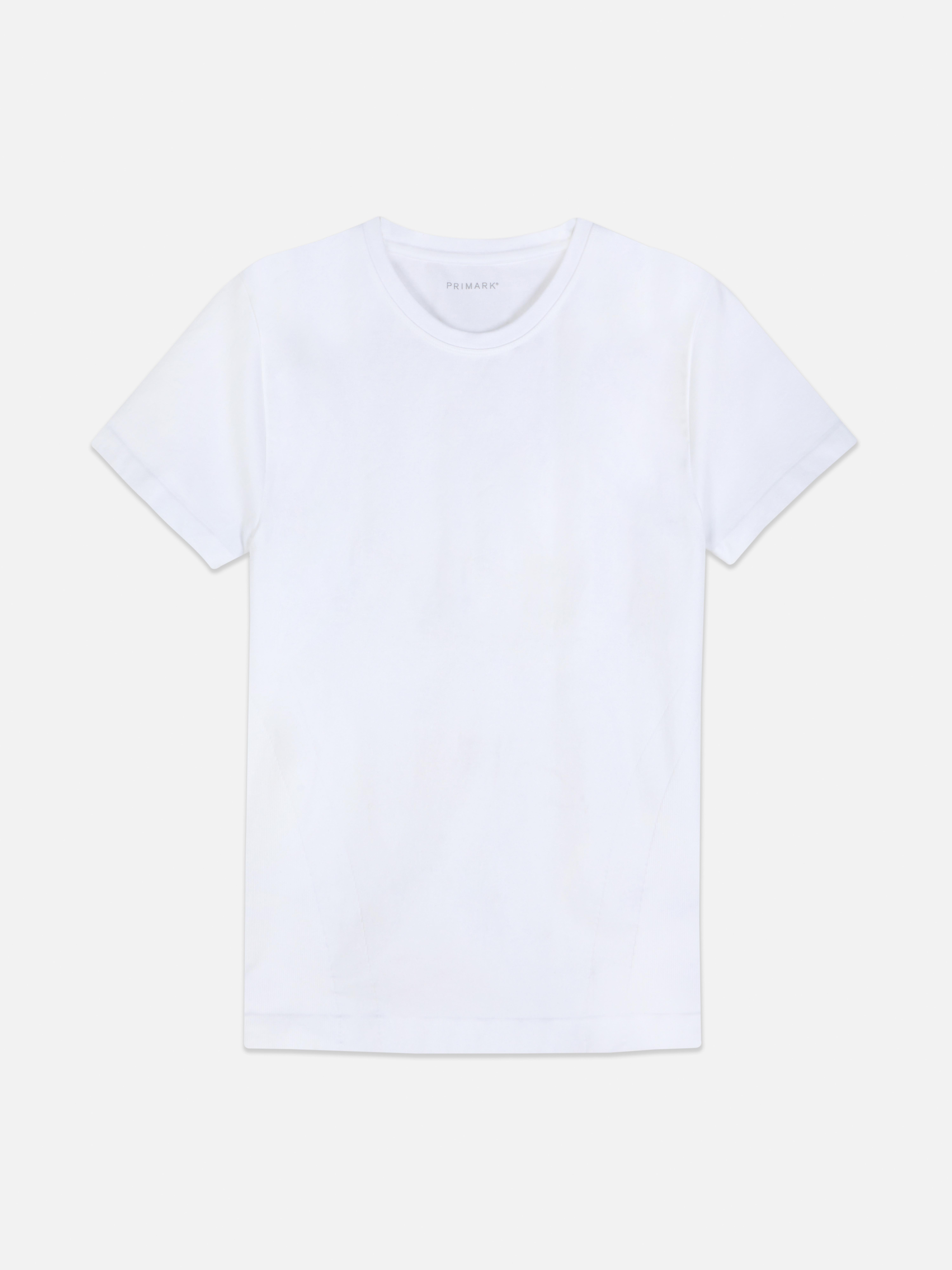 Shapewear-T-Shirt mit Rundhalsausschnitt