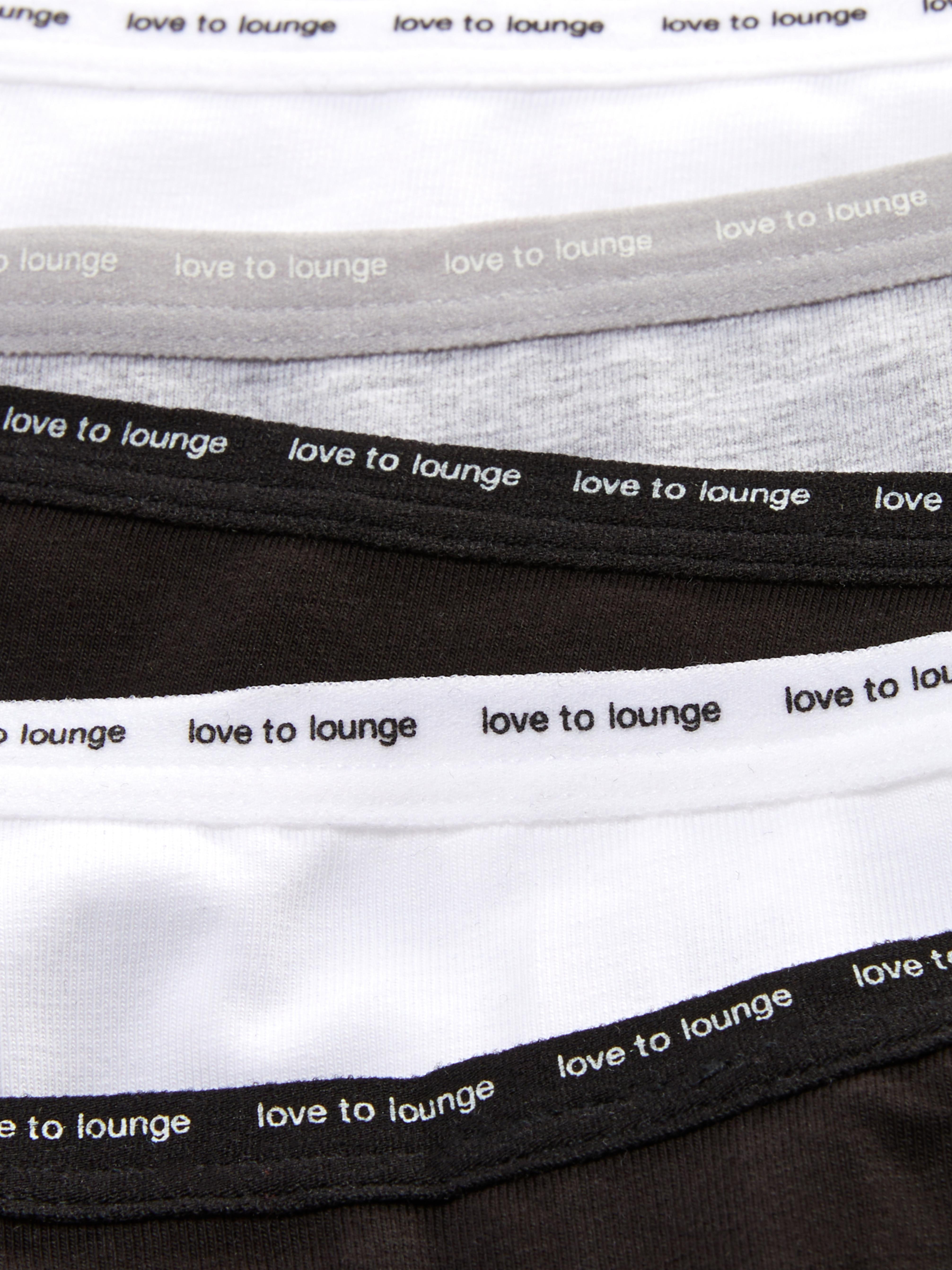 Love to Lounge“ Boxershorts, 3er-Pack