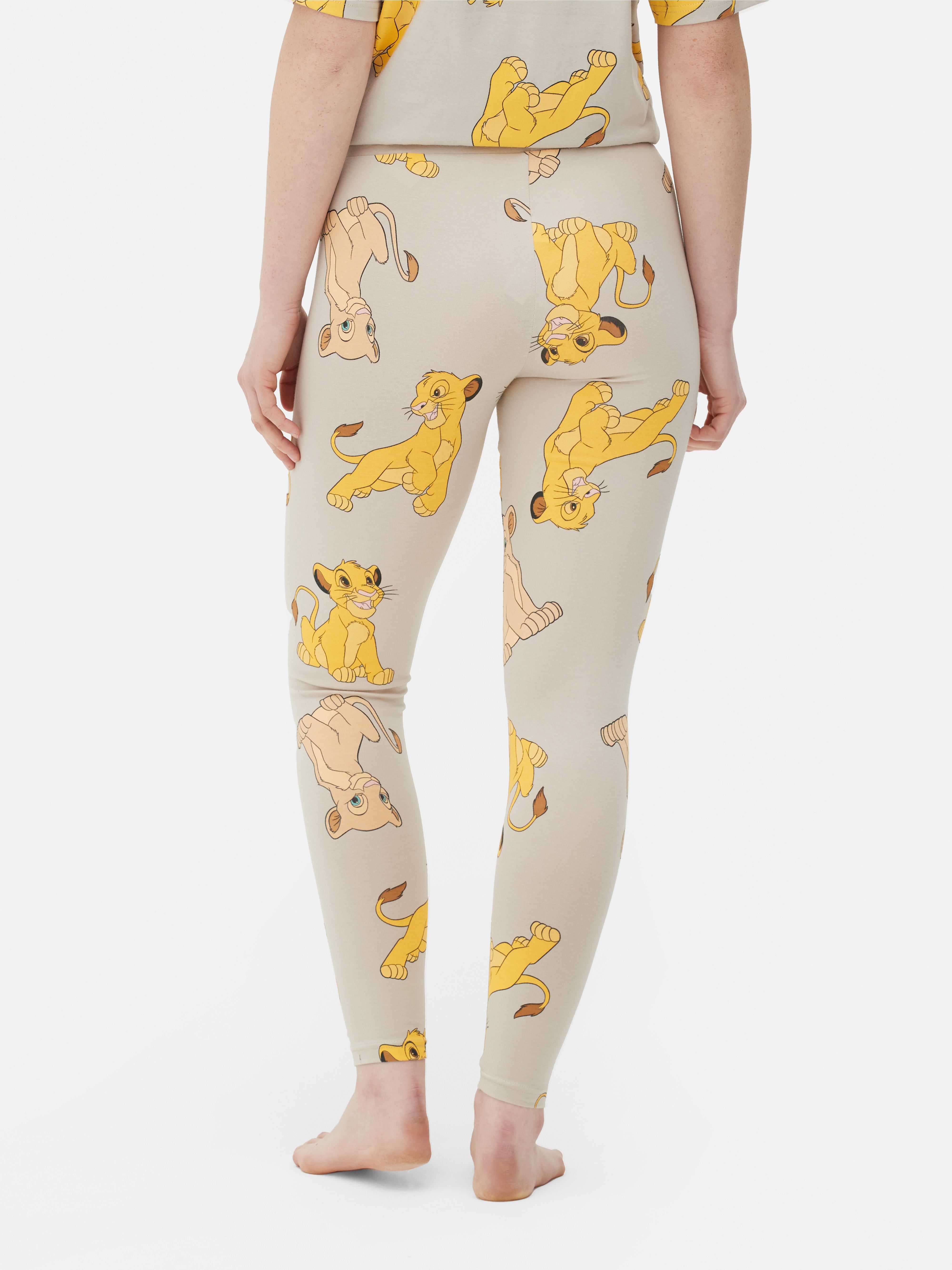 Calças pijama leggings estampado Disney