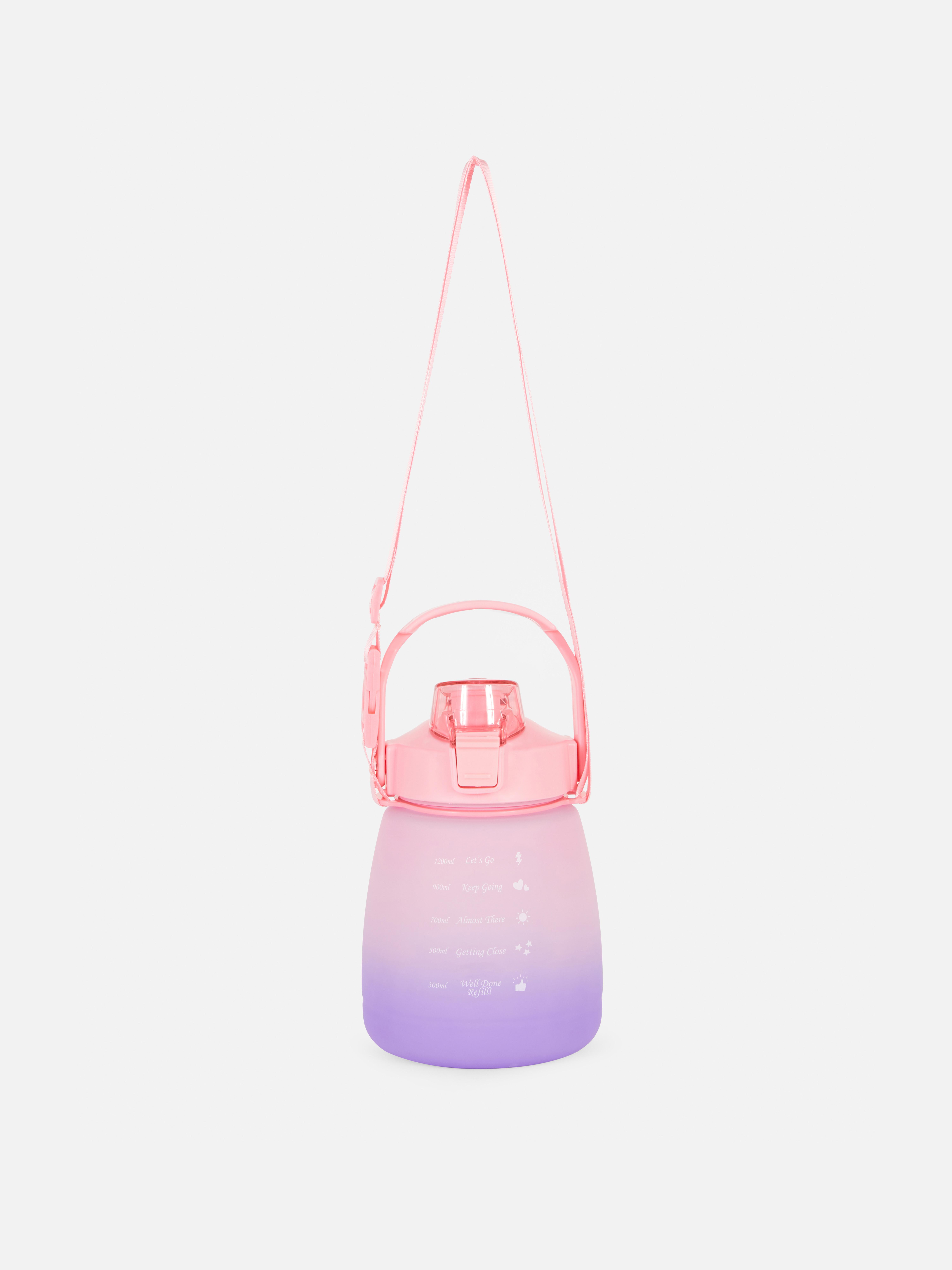 Motivační láhev na vodu s barevnými přechody