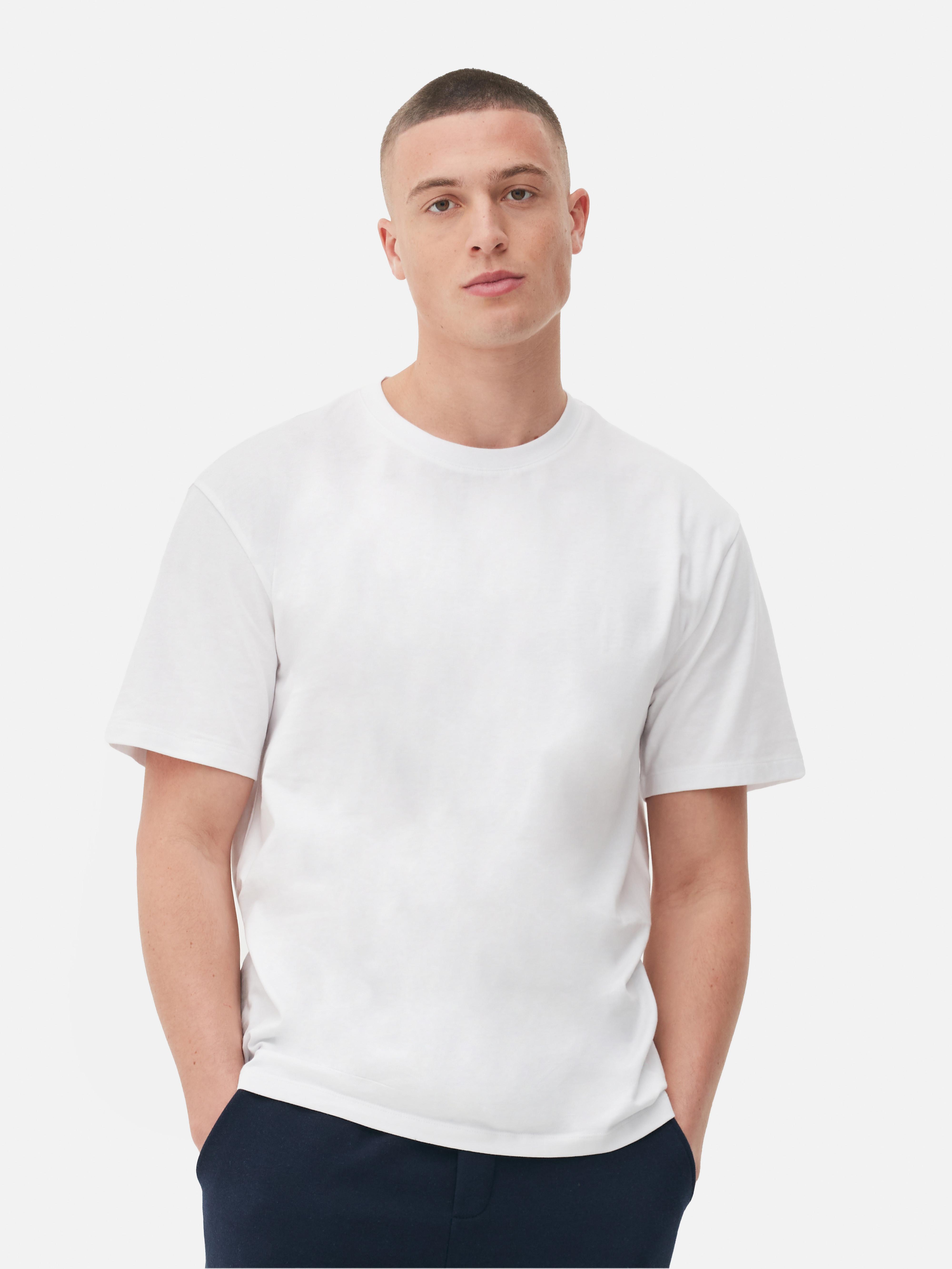 Primark Mens Thermal White T-shirt